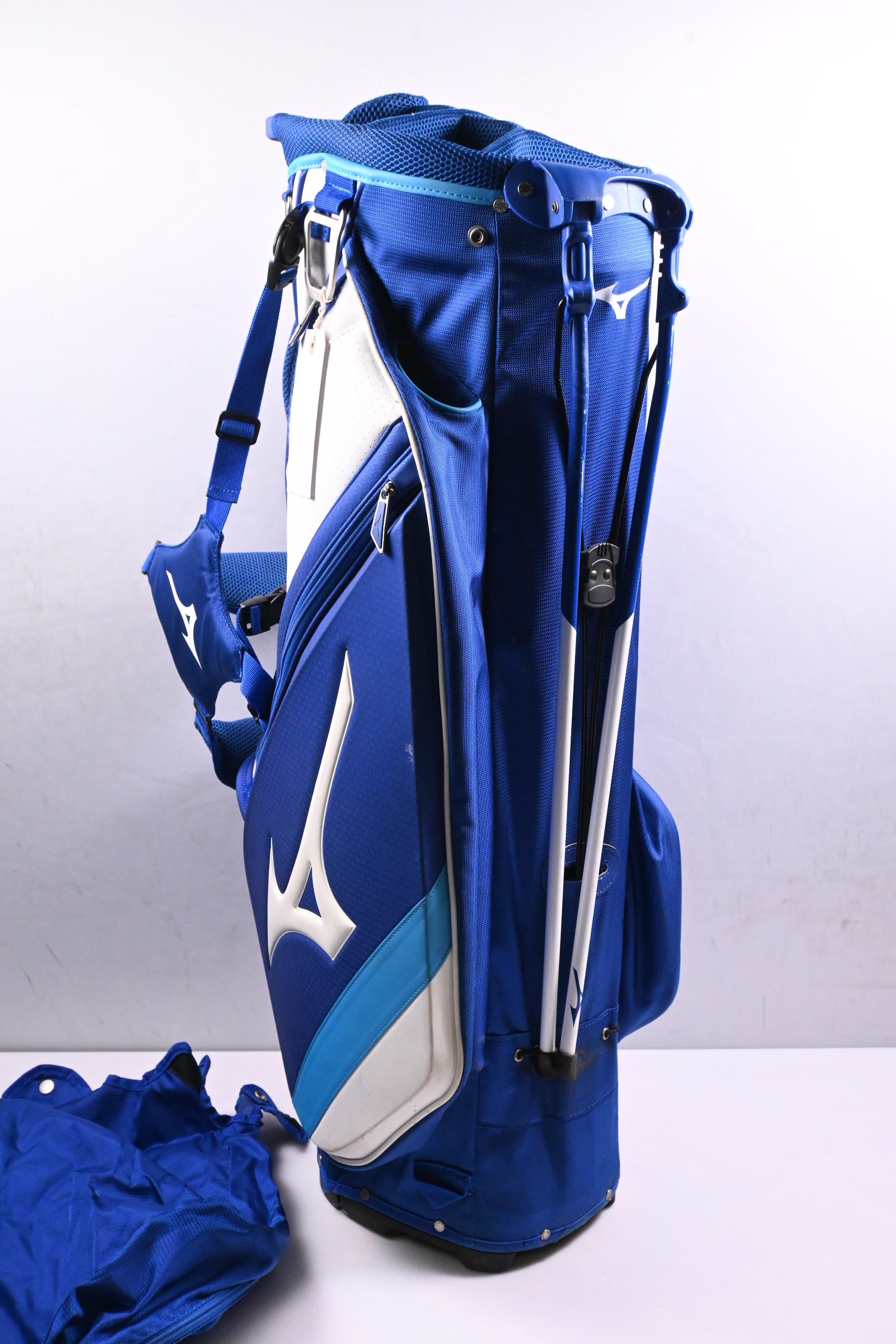 Mizuno Stand Bag / 6-Way Divider / Blue, White