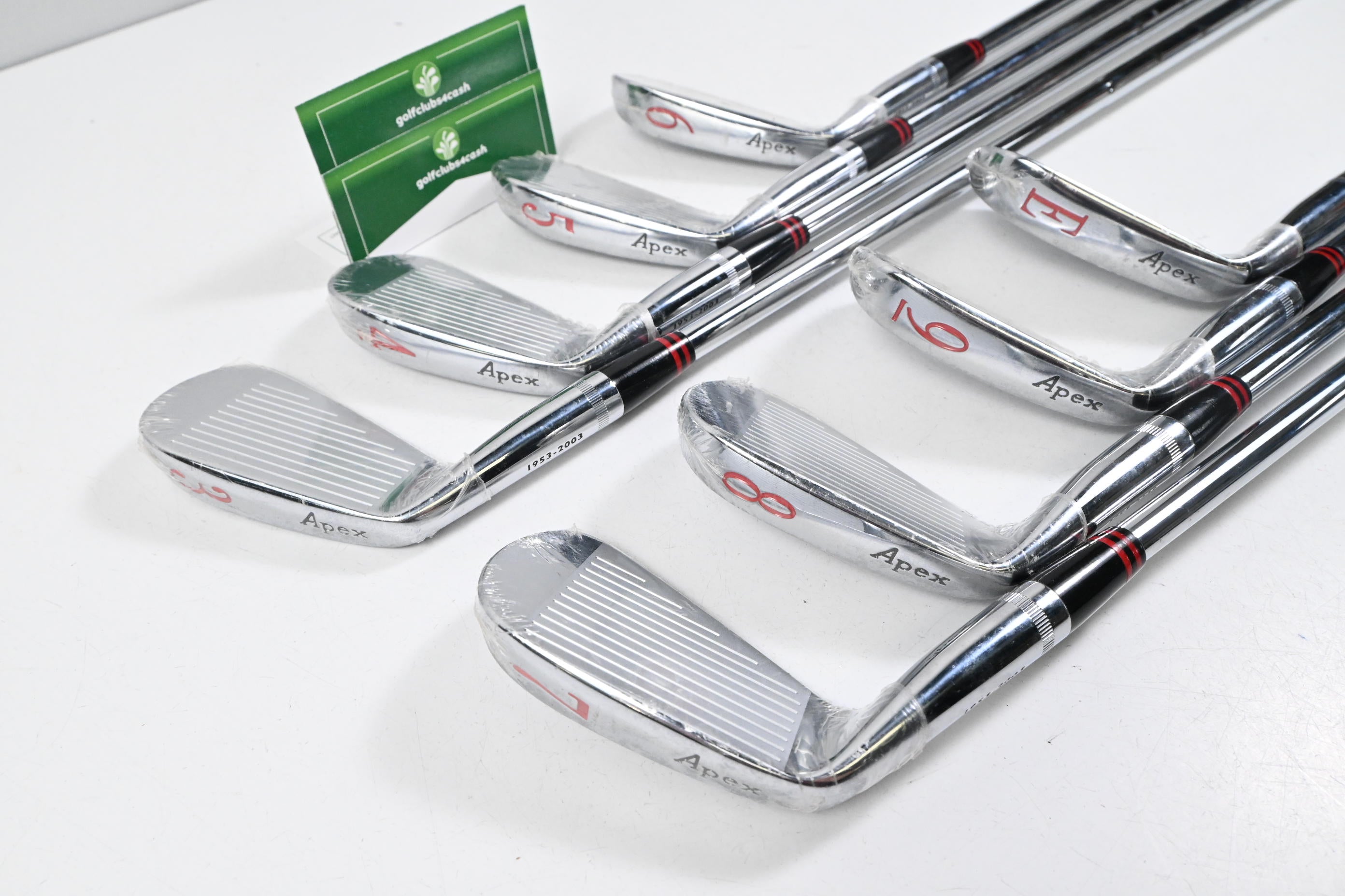 Ben Hogan 50TH Anniversary Irons / 3-PW / Stiff Flex Ben Hogan Apex Shafts