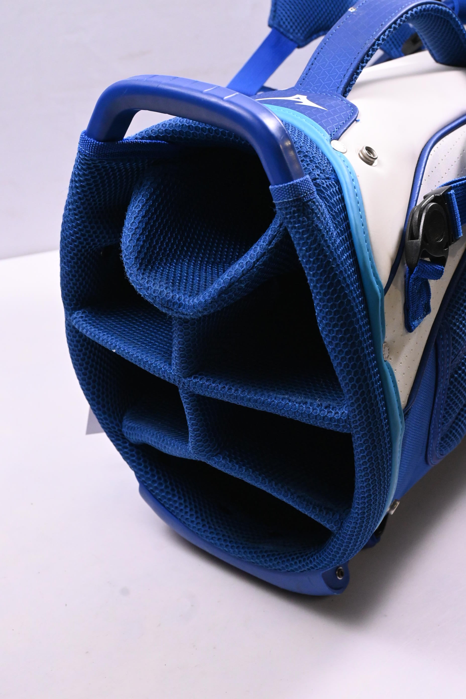 Mizuno Stand Bag / 6-Way Divider / Blue, White