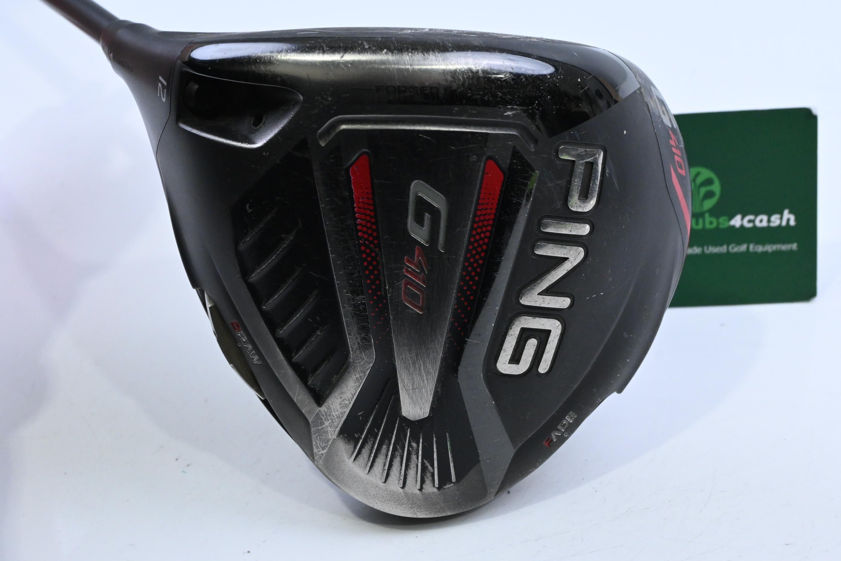 Left Hand Ping G410 Plus Driver / 12 Degree / Regular Flex Ping Alta CB 55 Shaft