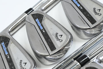 Callaway Paradym Ai Smoke Irons / 4-PW / Stiff Flex Dynamic Gold 115 S300 Shafts