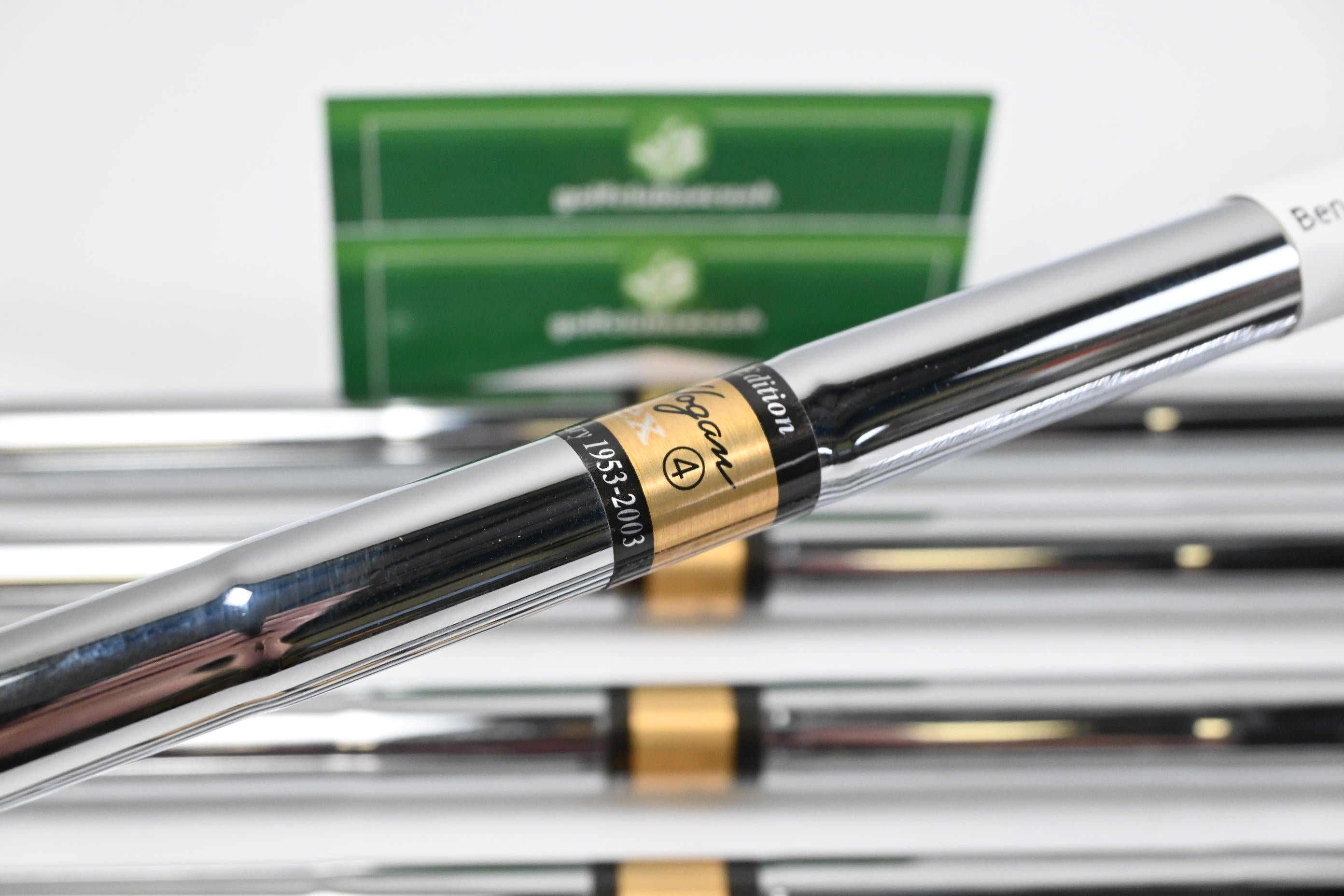 Ben Hogan 50TH Anniversary Irons / 3-PW / Stiff Flex Ben Hogan Apex Shafts