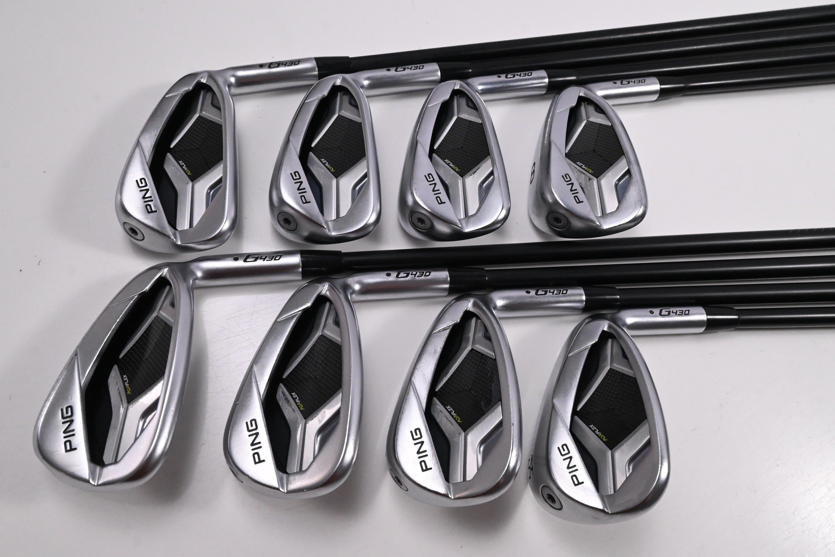 Ping G430 Irons / 5-PW+GW / Regular Flex Ping Alta CB Black