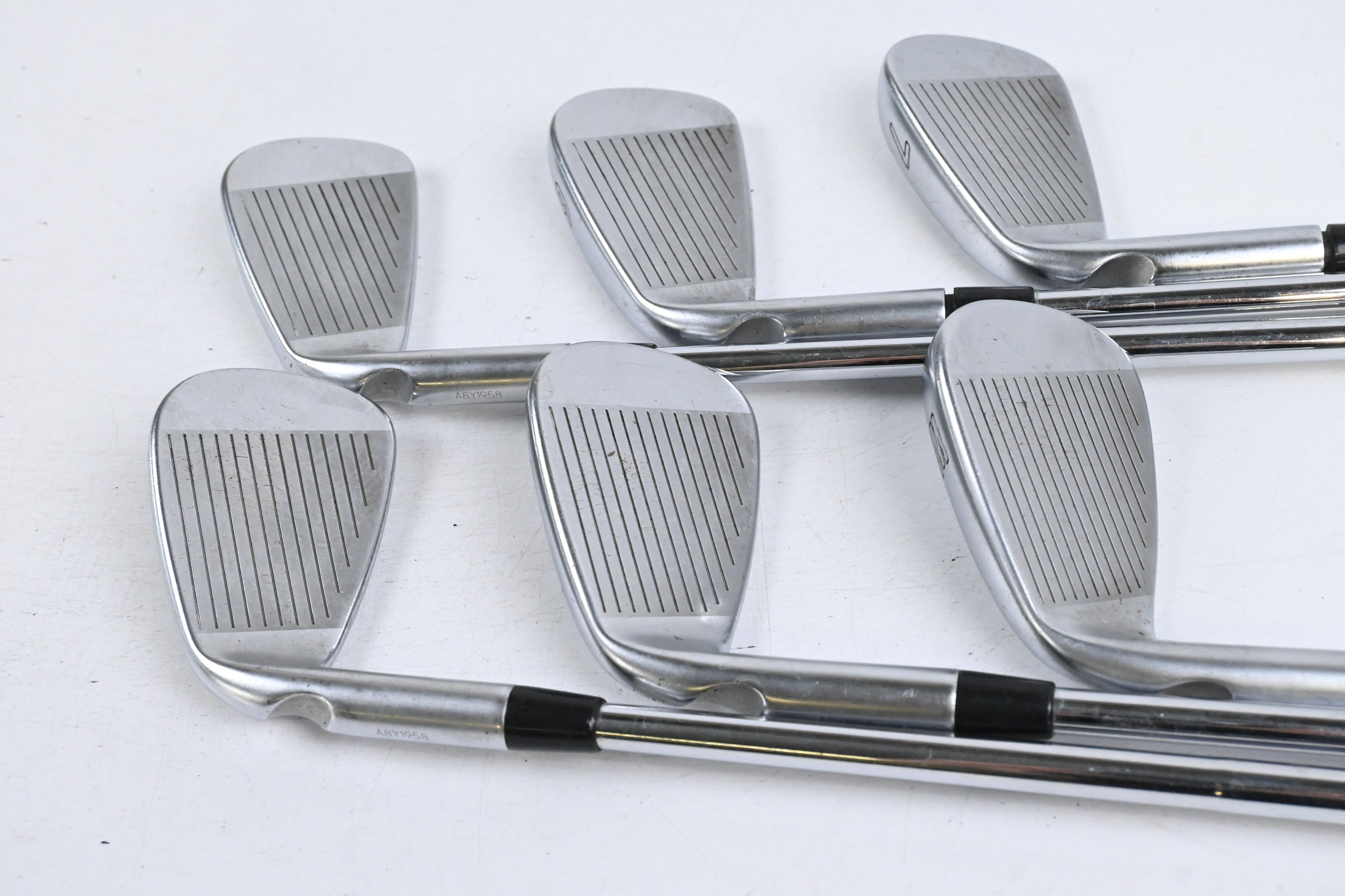 Ping i500 Irons / 5-PW / White Dot / Stiff Flex KBS Tour 120 Shafts