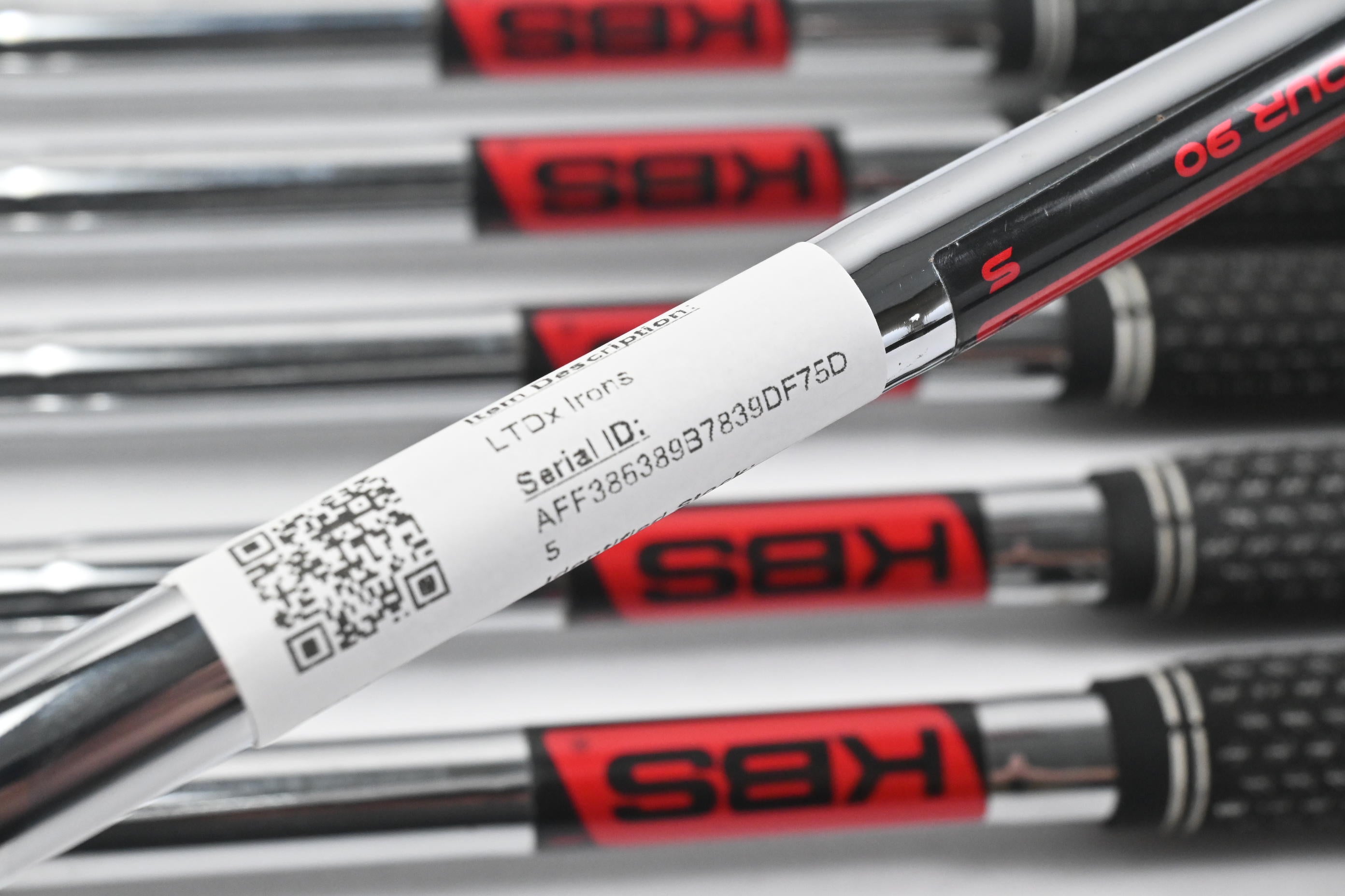 Cobra LTDx Irons / 5-PW / Stiff Flex KBS Tour 90 Shafts
