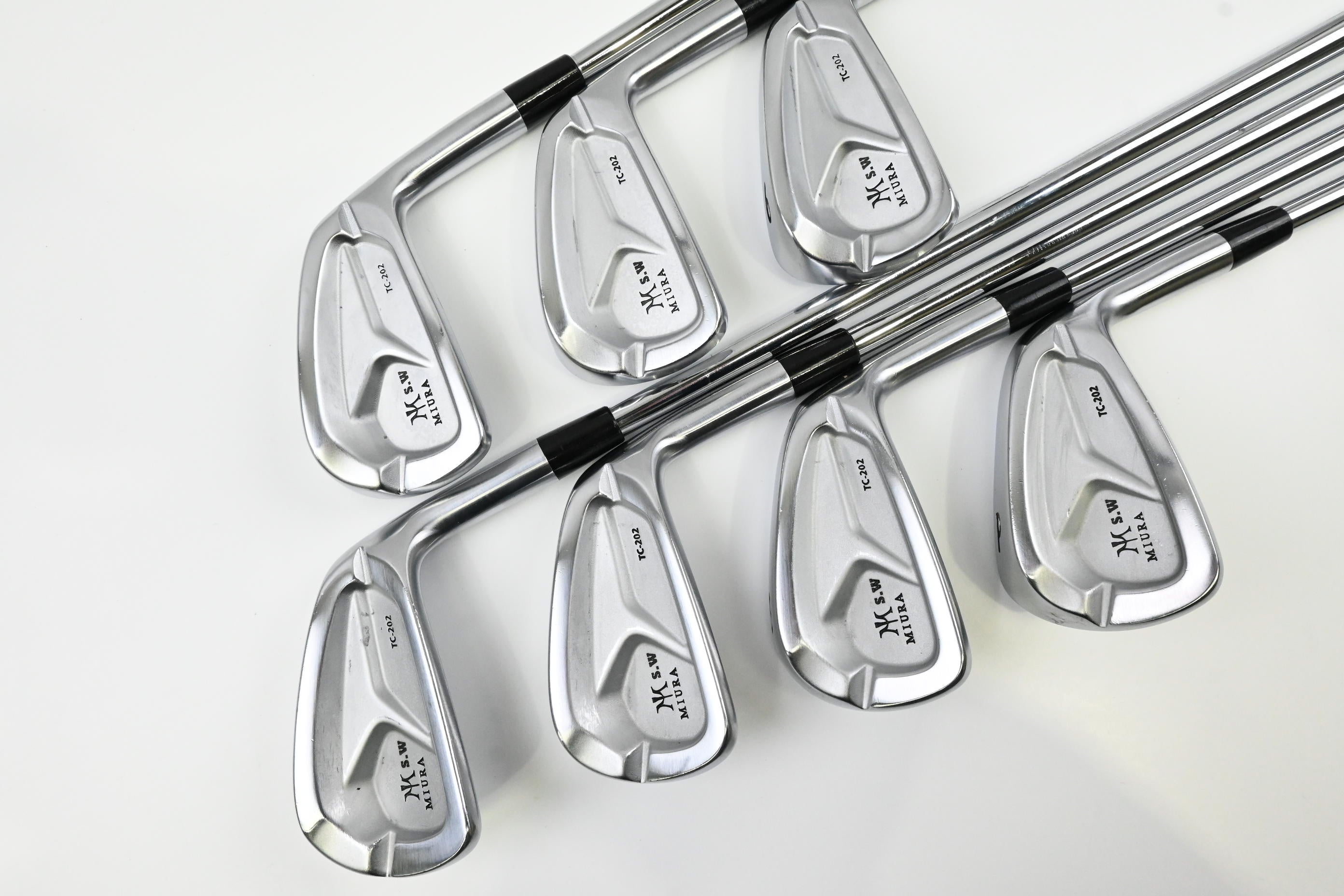 Miura TC-202 Irons / 4-PW / Stiff Flex Steel Shafts