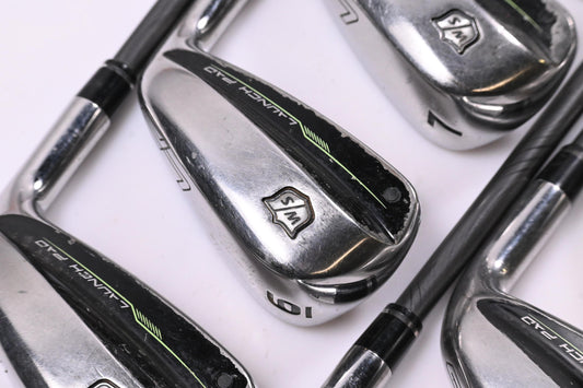 Wilson Launch Pad 2022 Irons / 5-PW+GW+SW / Regular Flex EvenFlow 65 Shafts