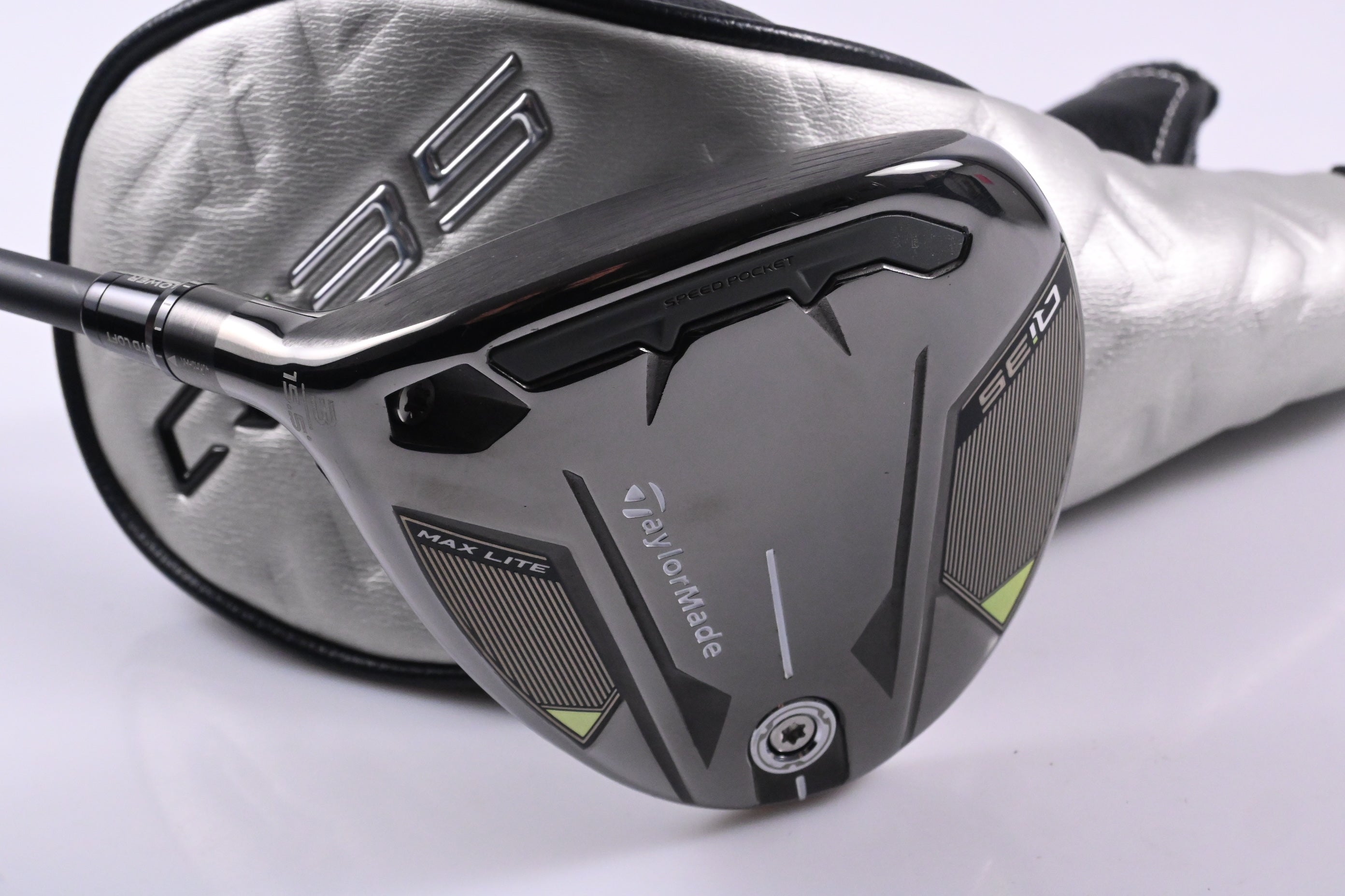 Left Hand Taylormade Qi35 Max Lite #3 Wood / 16.5 Degree / Regular Flex Vanquish