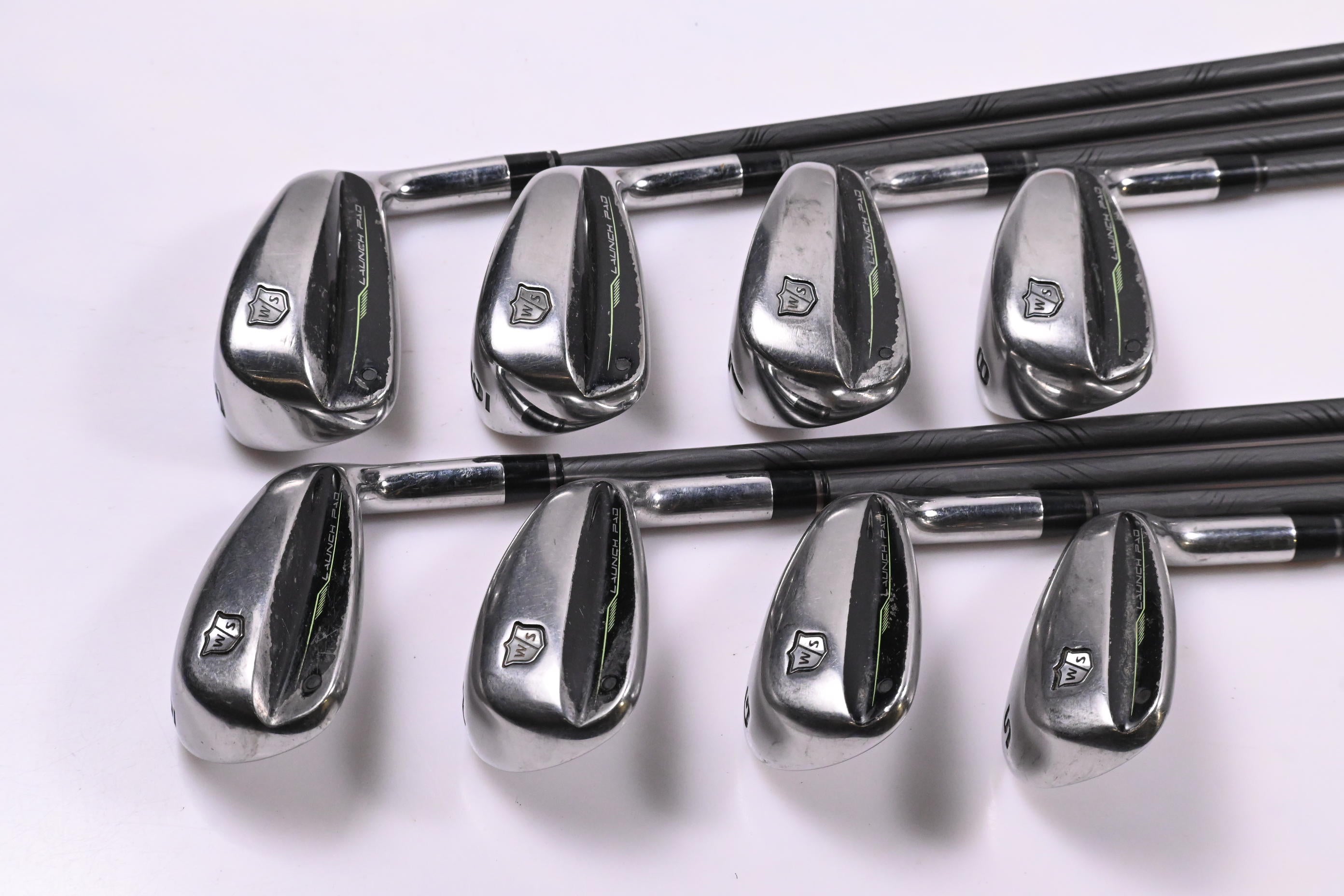 Wilson Launch Pad 2022 Irons / 5-PW+GW+SW / Regular Flex EvenFlow 65 Shafts