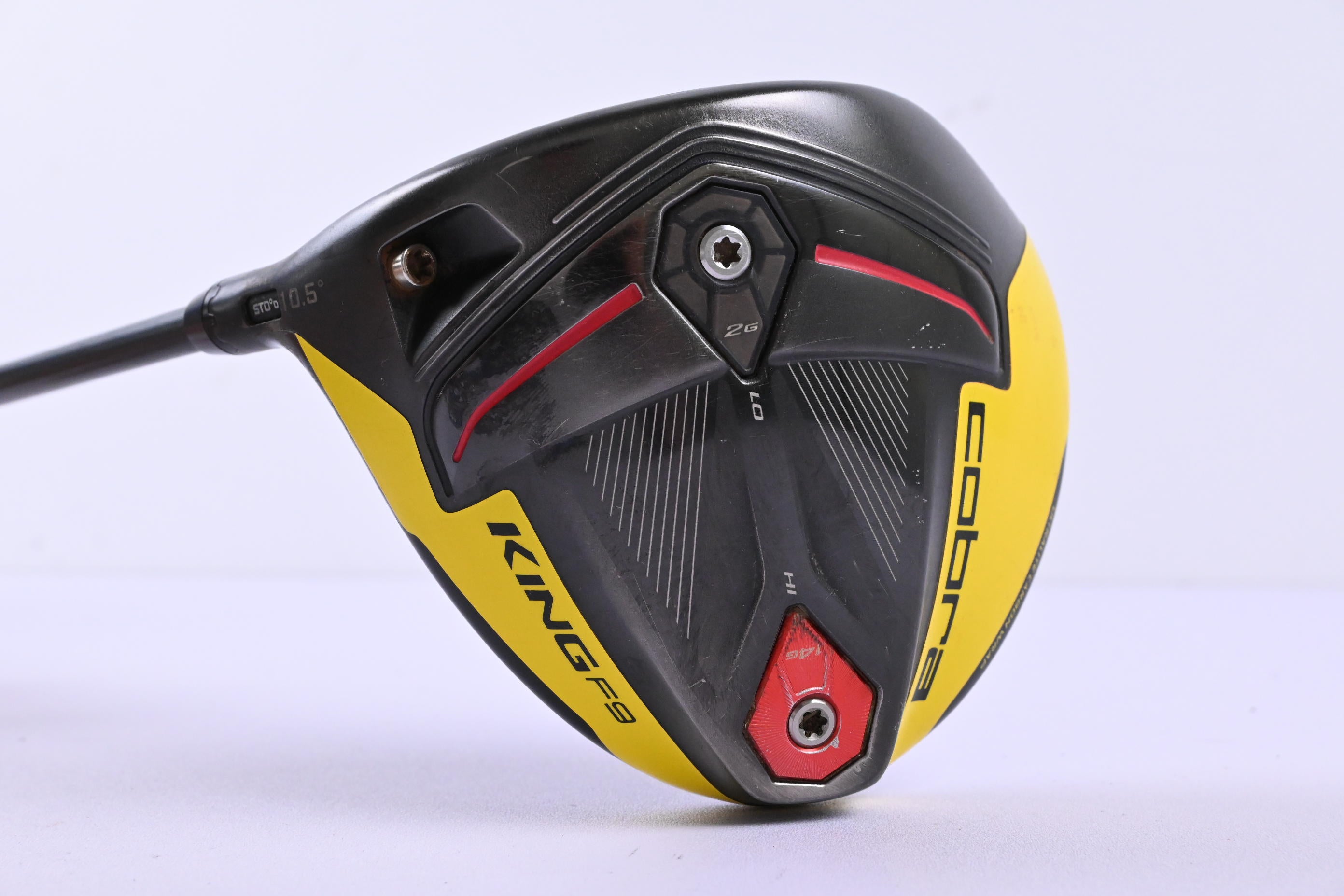 Left Hand Cobra King F9 Driver / 10.5 Degree / Stiff Flex HZRDUS Smoke Black 60