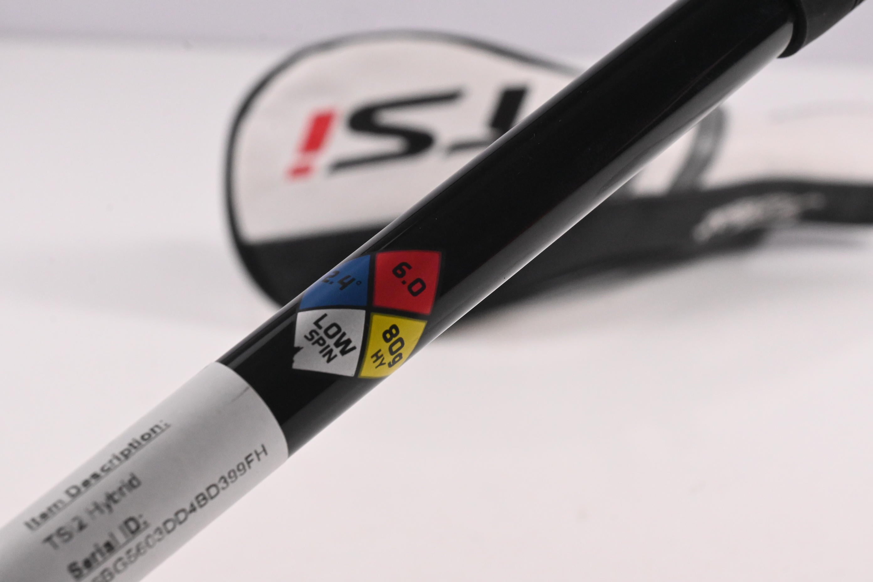 Titleist TSi2 #4 Hybrid / 21 Degree / Stiff Flex HZRDUS RDX Smoke Black 80 Shaft