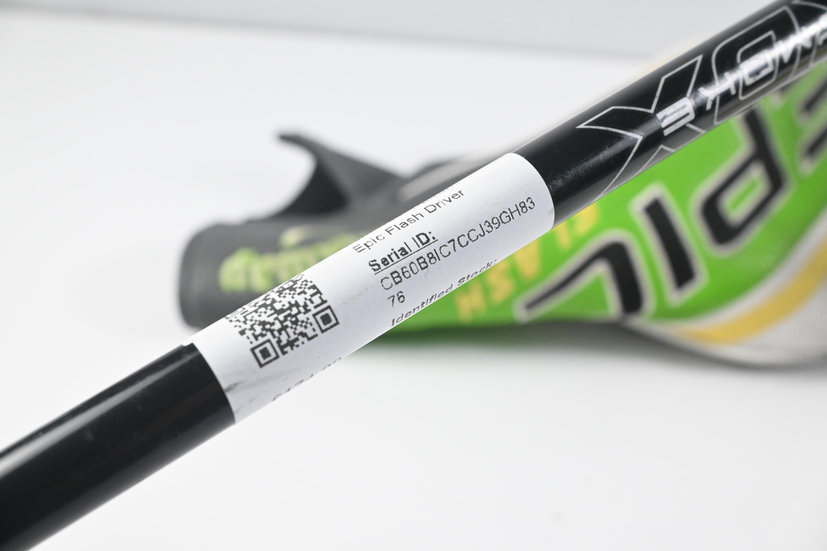Callaway Epic Flash Driver / 9 Degree / Stiff Flex HZRDUS Smoke Black RDX 60