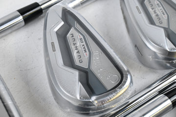 Callaway Quantum Max OS Irons / 5-PW / Regular Flex Elevate 85 Shafts
