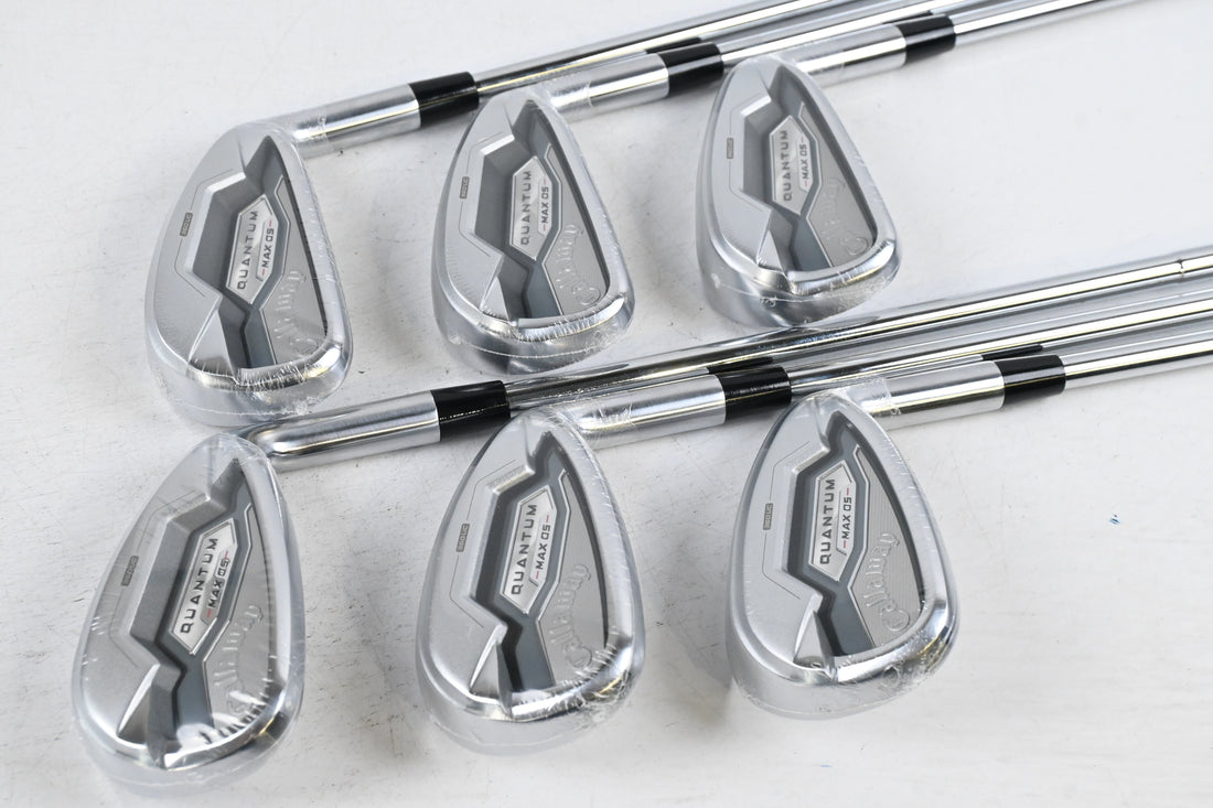 Callaway Quantum Max OS Irons / 5-PW / Regular Flex Elevate 85 Shafts