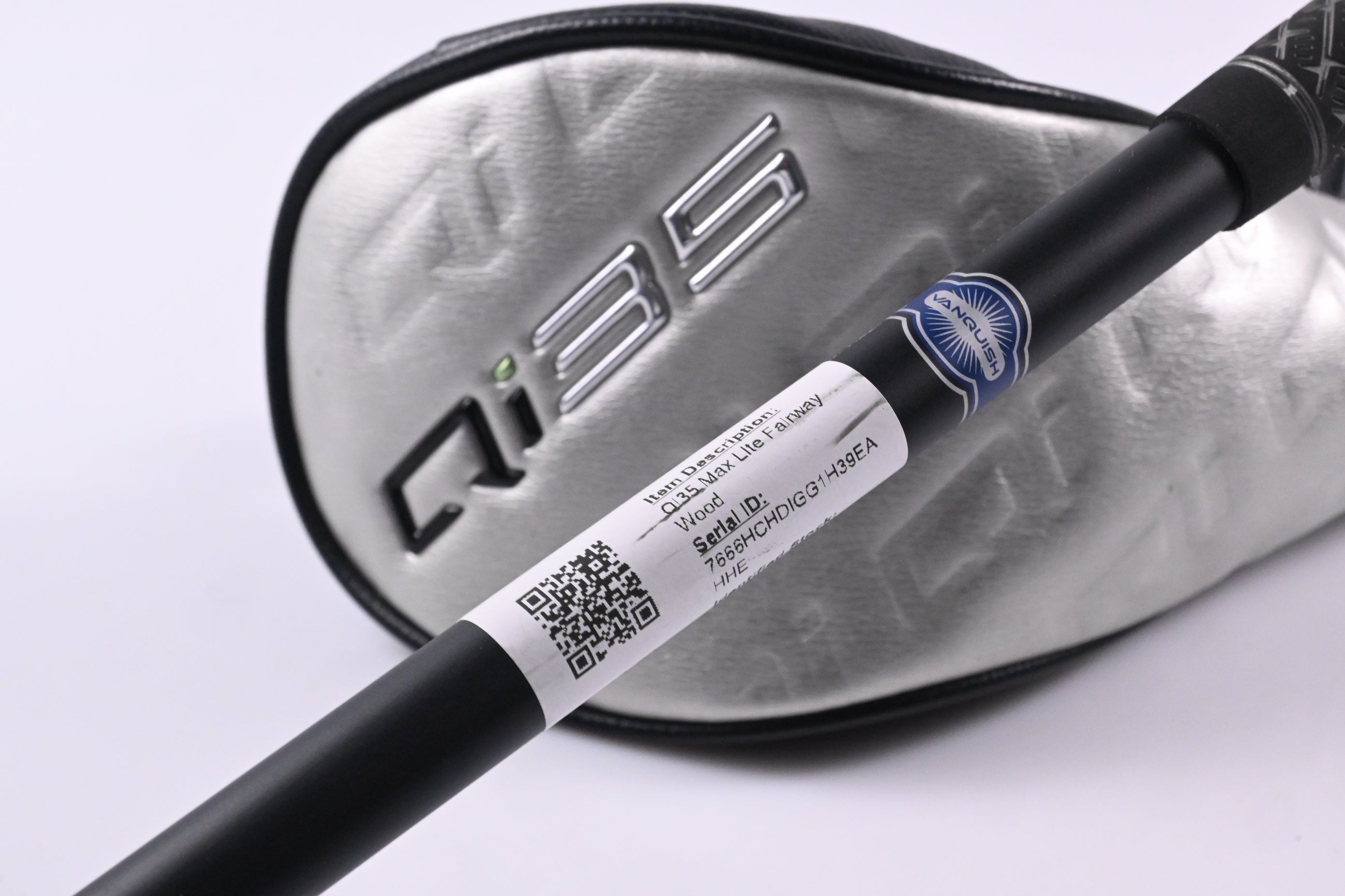 Left Hand Taylormade Qi35 Max Lite #3 Wood / 16.5 Degree / Regular Flex Vanquish