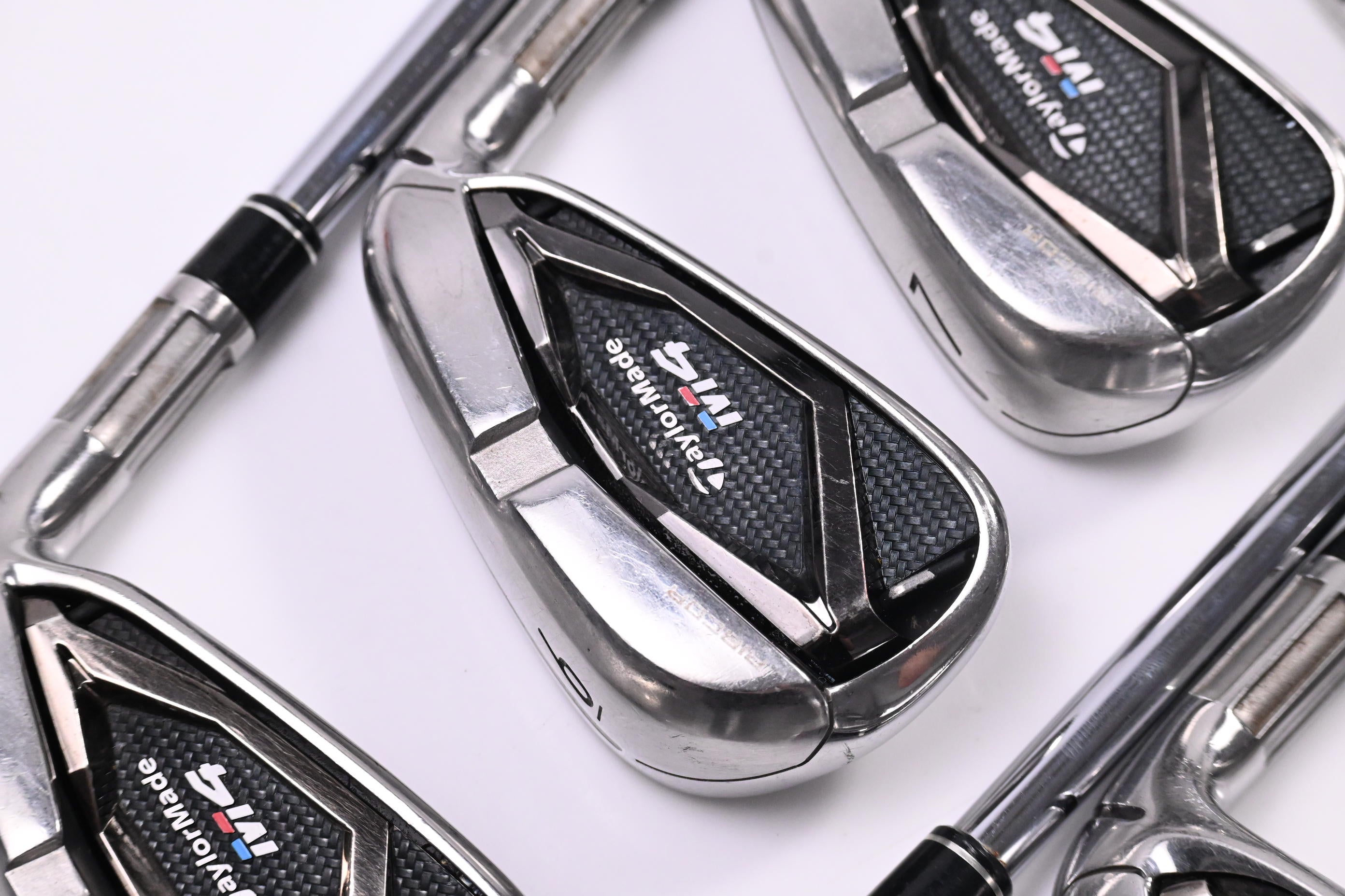 Taylormade M4 Irons / 5-PW+GW+SW / Regular Flex KBS MAX 85 Shafts