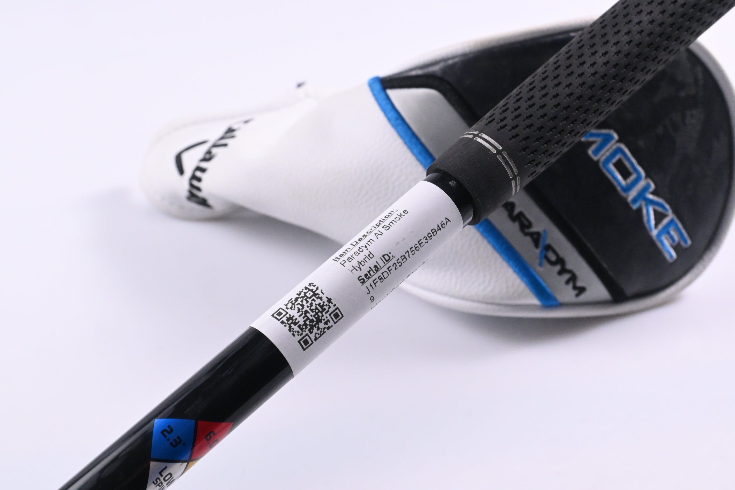 Callaway Paradym Ai Smoke #3 Hybrid / 18 Degree / Stiff Flex HZRDUS Gen4 Black 80
