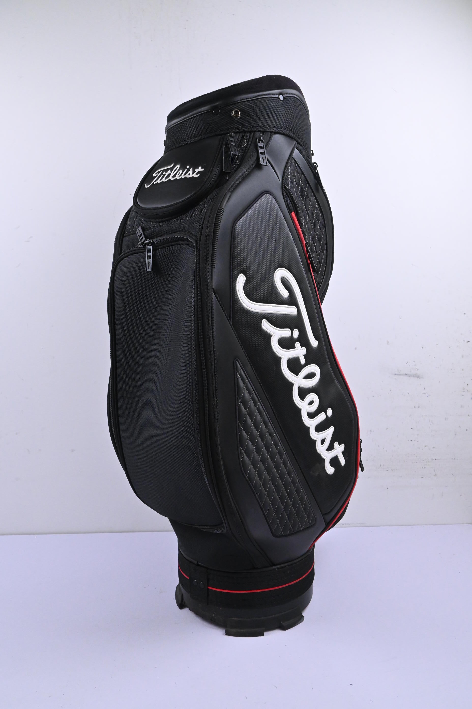 Titleist Tour Bag / 6-Way Divider / Black, White & Red