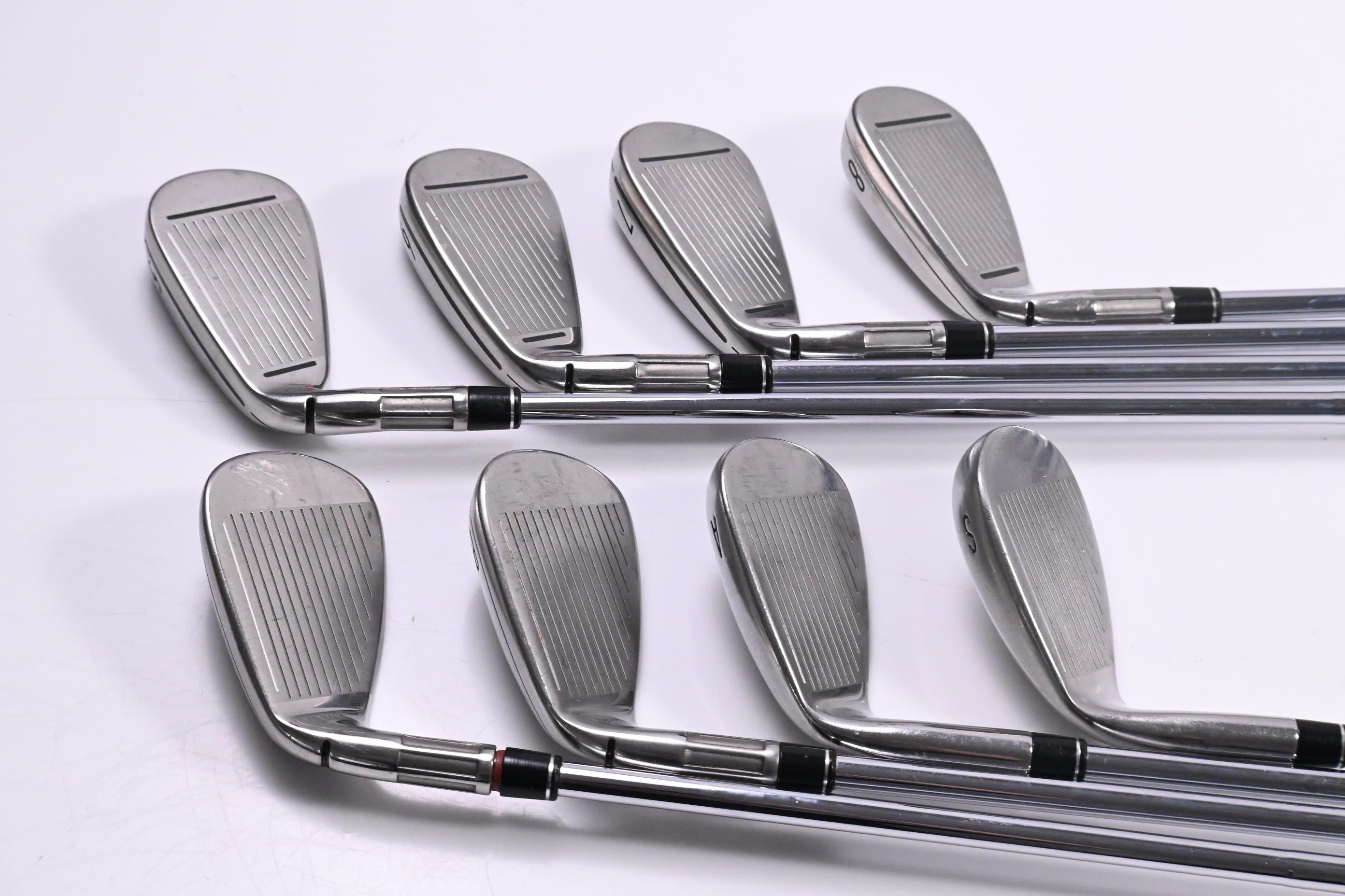 Taylormade M4 Irons / 5-PW+GW+SW / Regular Flex KBS MAX 85 Shafts