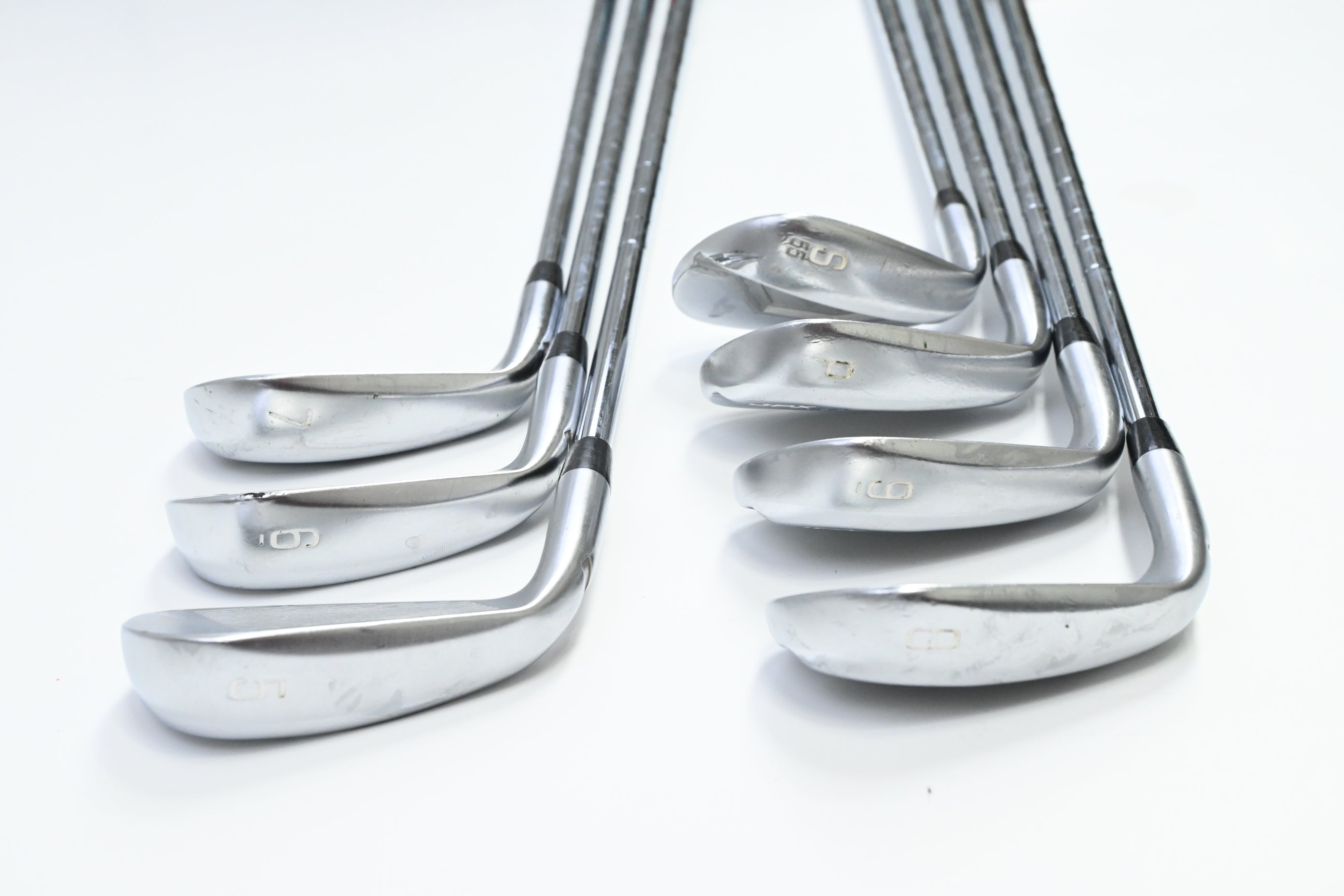 Mizuno JPX 900 Hot Metal Irons / 5-PW+SW / Stiff Flex KBS Tour 90 Shafts