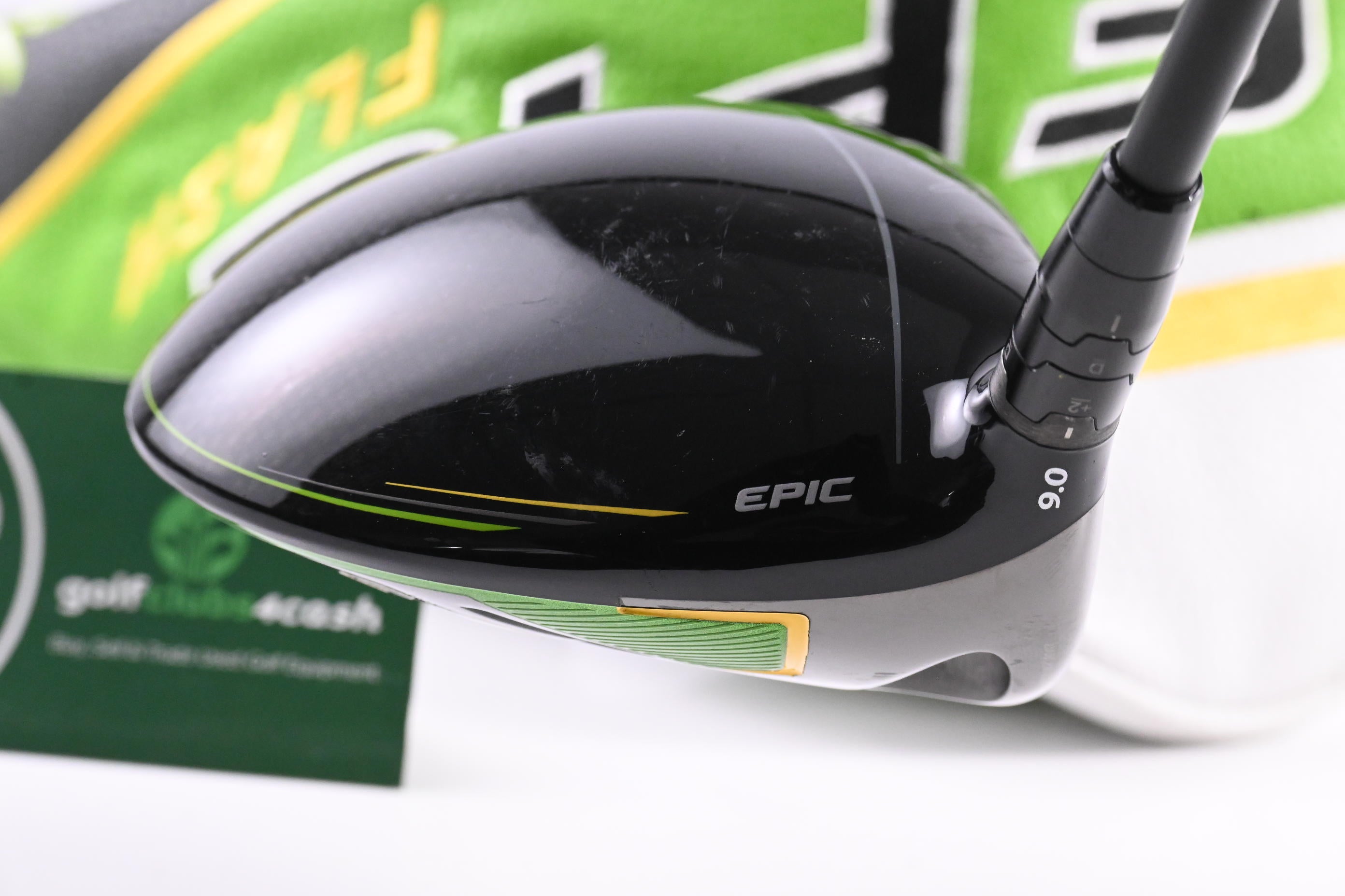 Left Hand Callaway Epic Flash Sub Zero Driver / 9 Degree / Stiff Flex Aldila