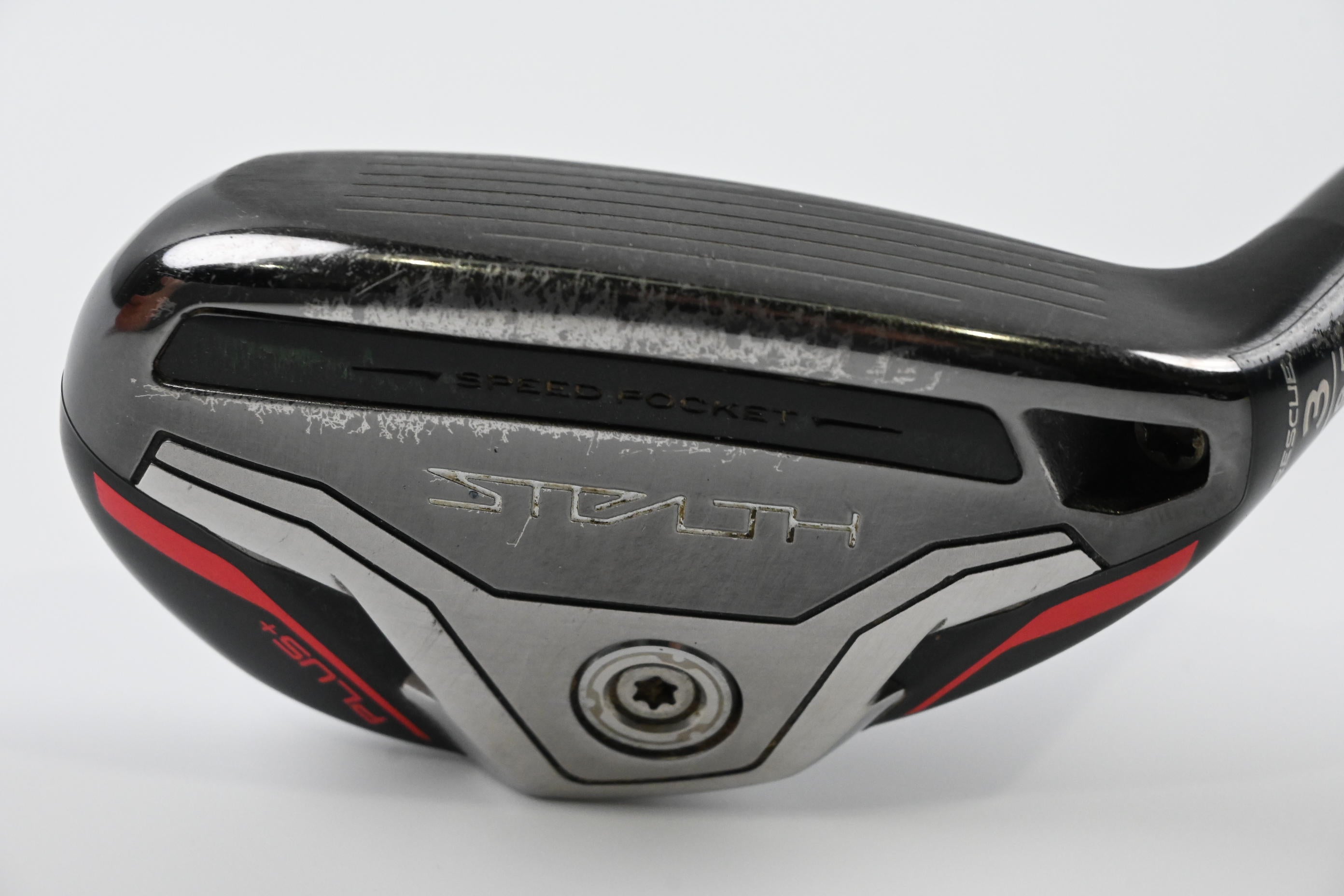 Taylormade Stealth Plus #3 Hybrid / 19.5 Degree / Stiff Flex HZRDUS Smoke Red 80