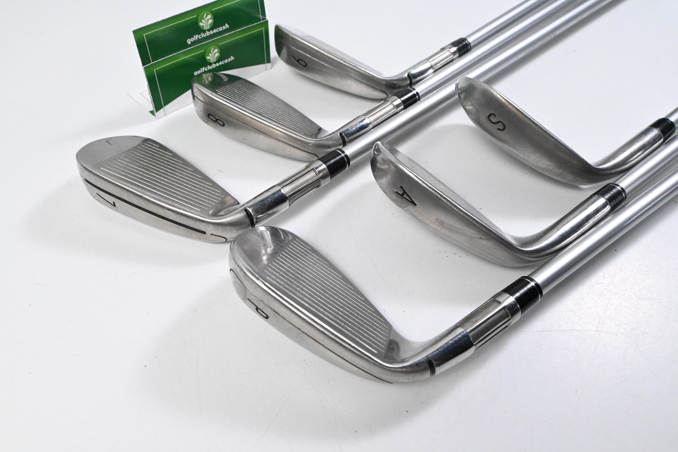 Taylormade M6 Irons / 7-PW+GW+SW / Stiff Flex Tensei CK Red 80 Shaft