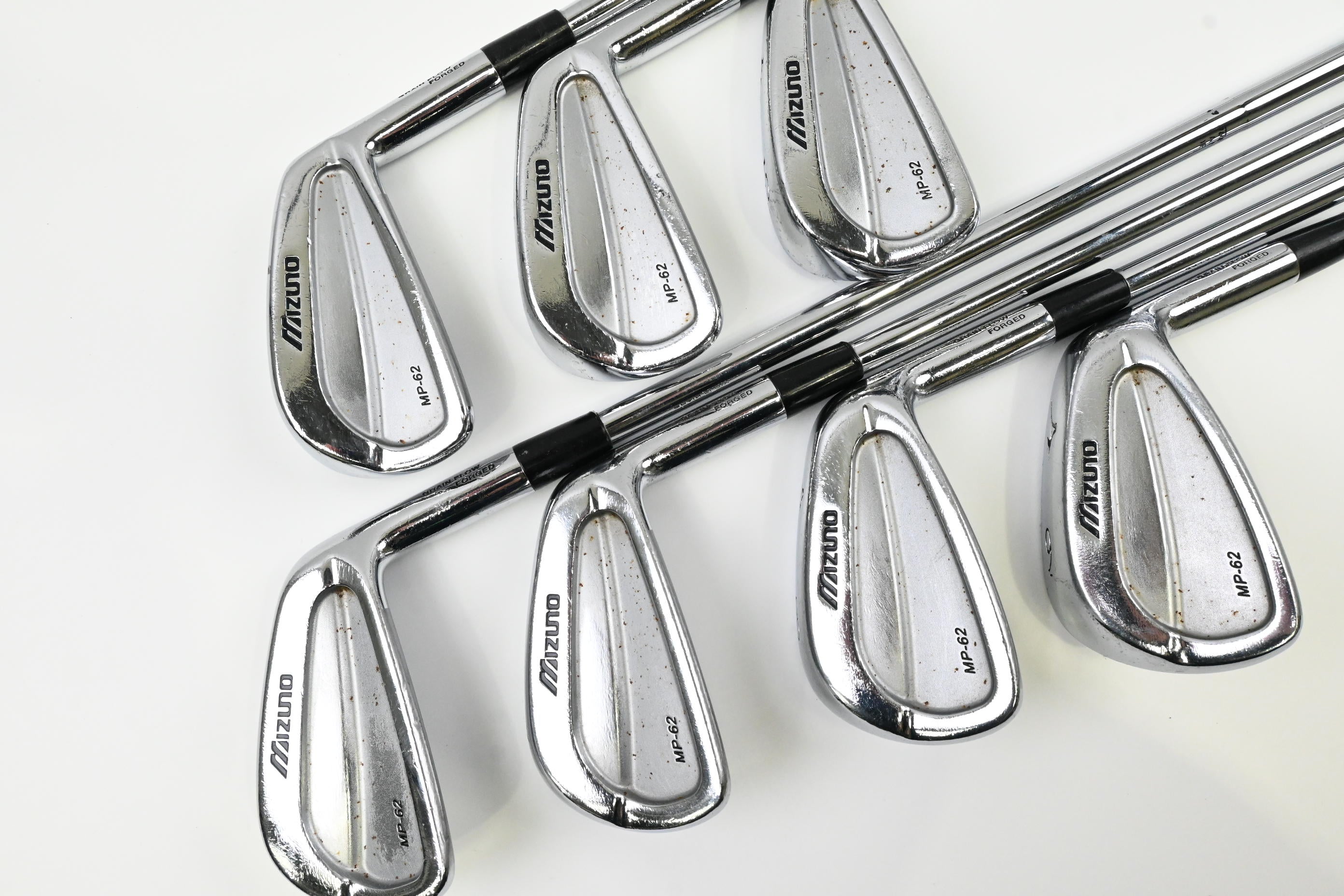 Mizuno MP-62 Irons / 3-9 / Stiff Flex Dynamic Gold S300 Shafts