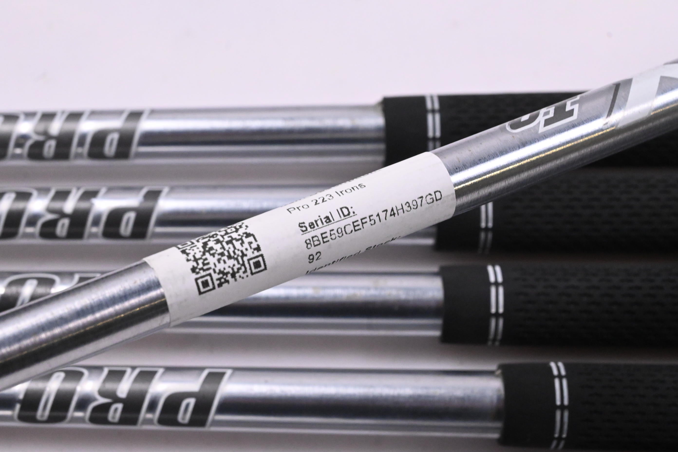 Mizuno Pro 223 Irons / 4-PW / Stiff Flex Project X IO 110 Shafts