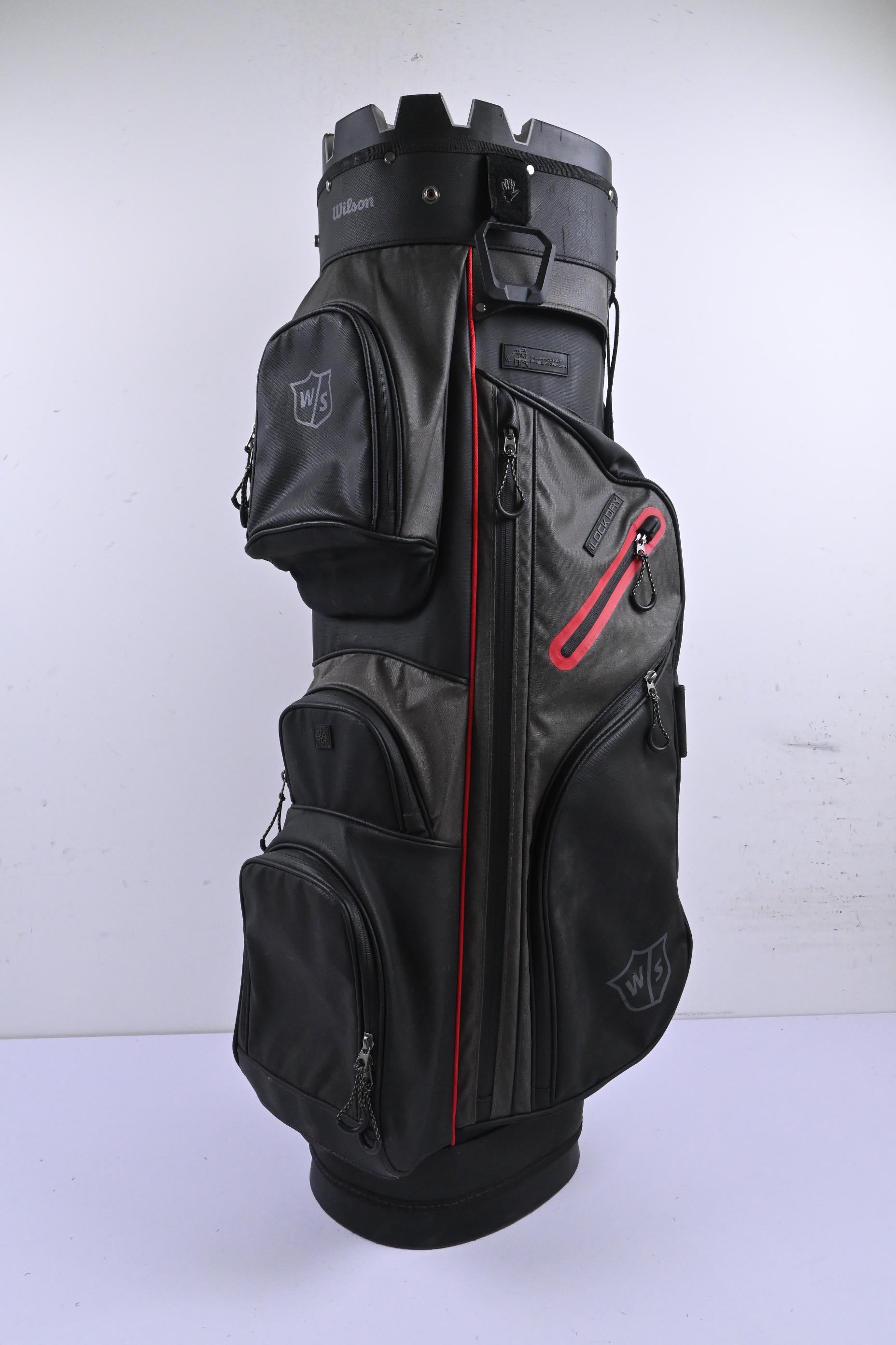 Wilson iLock Dry Cart Bag / 15-Way Divider / Black & Grey