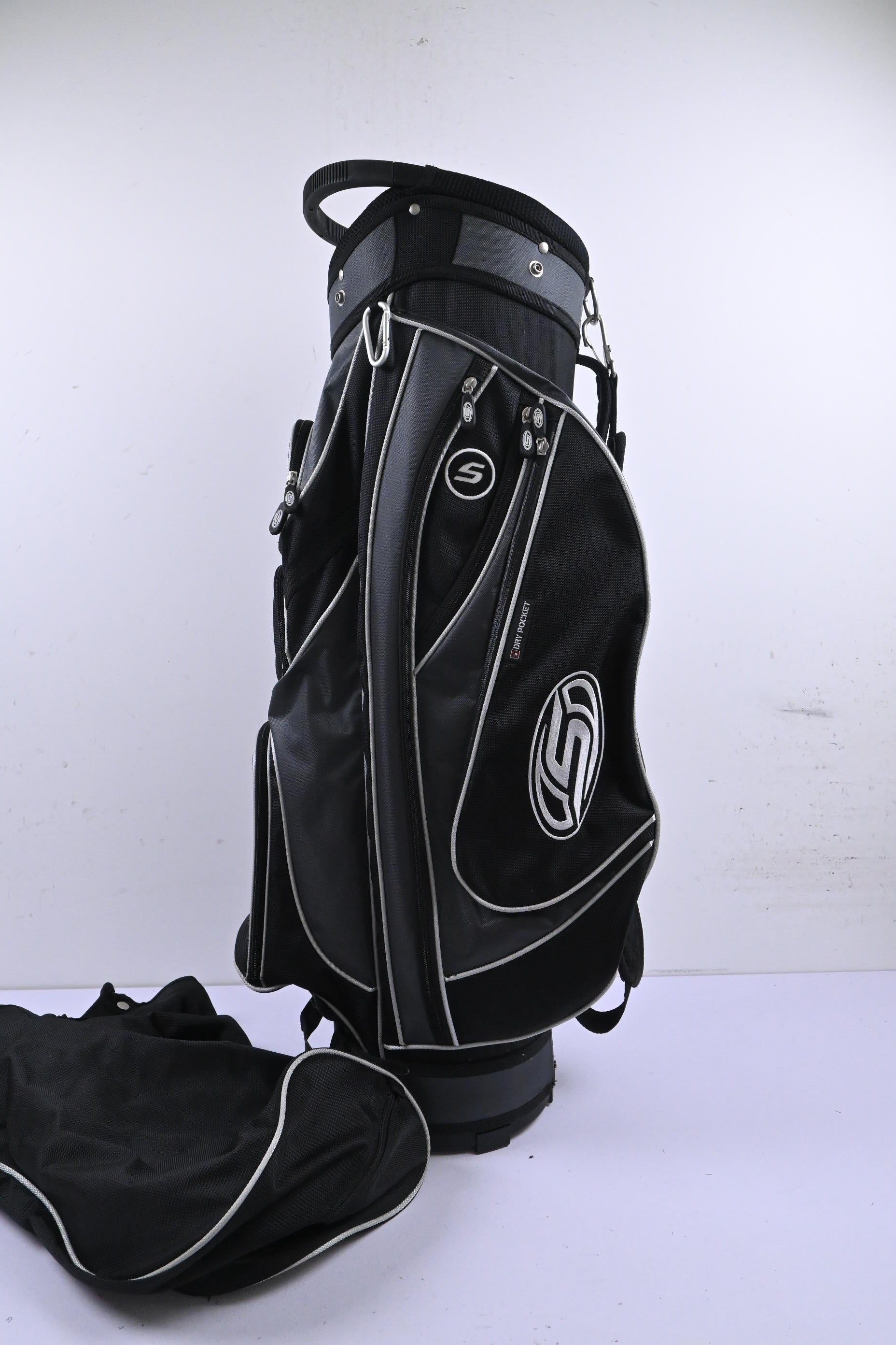 Skymax Cart Bag / 14-Way Divider / Black & Grey
