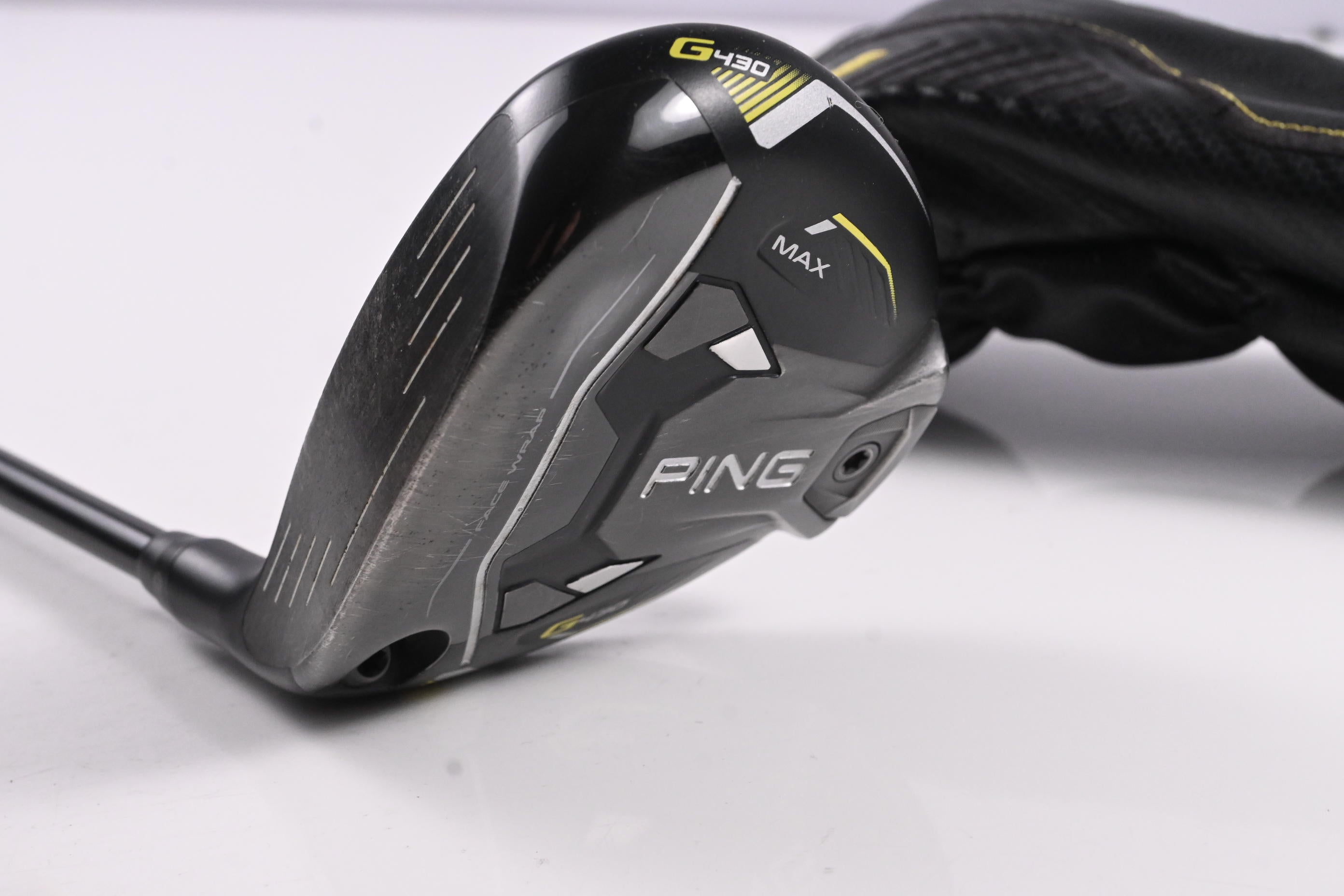 Left Hand Ping G430 Max #3 Wood / 15 Degree / Stiff Flex HZRDUS Smoke RDX Red 70 Shaft