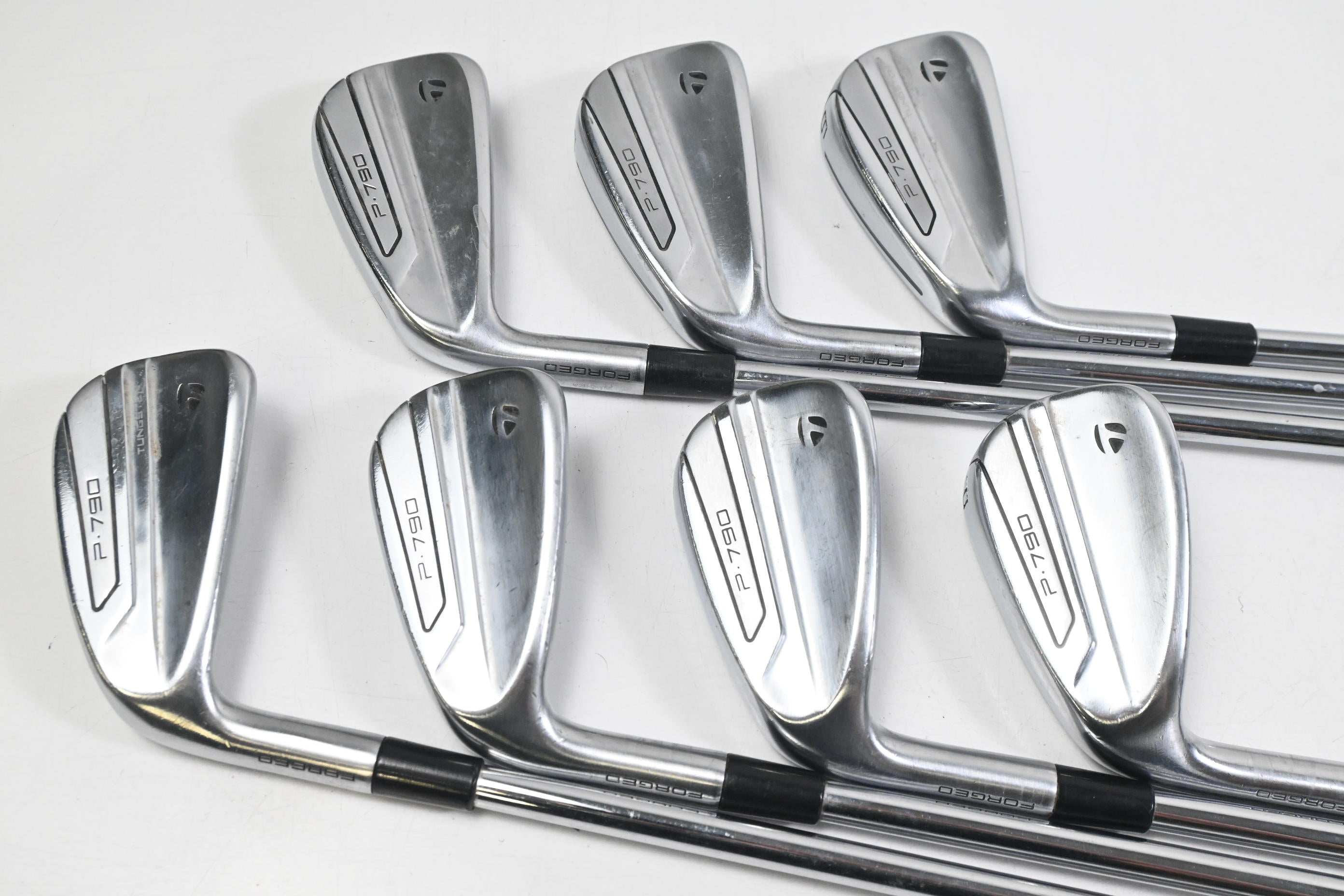 Left Hand Taylormade P790 2019 Irons / 4-PW / Regular Flex N.S.Pro 50GH Shafts