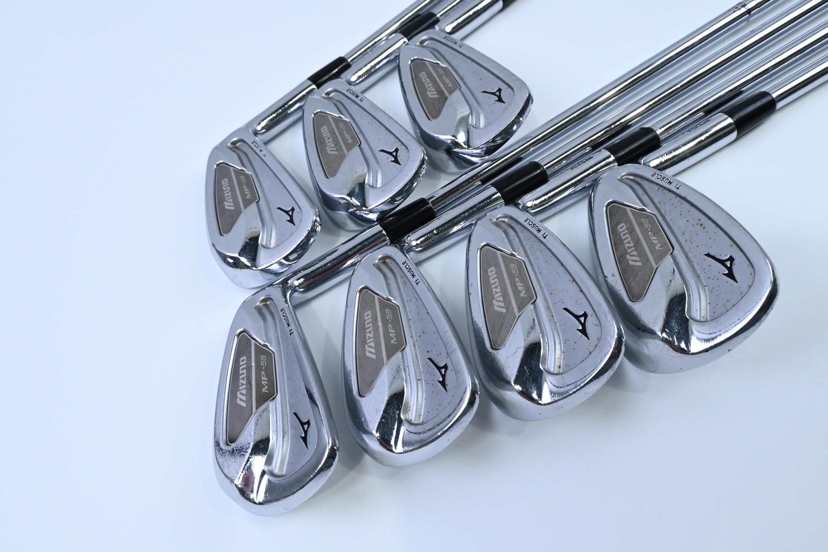 Mizuno MP-53 Irons / 4-PW / Stiff Flex Dynamic Gold S300 Shafts