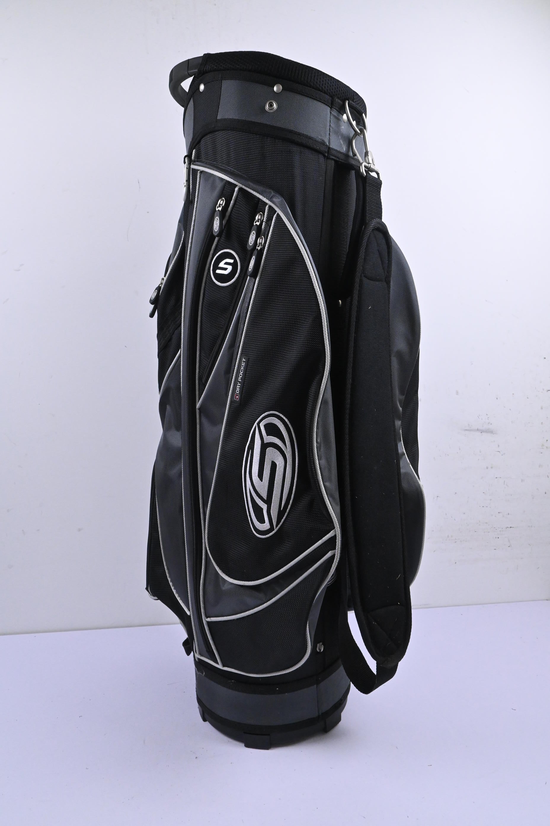 Skymax Cart Bag / 14-Way Divider / Black & Grey