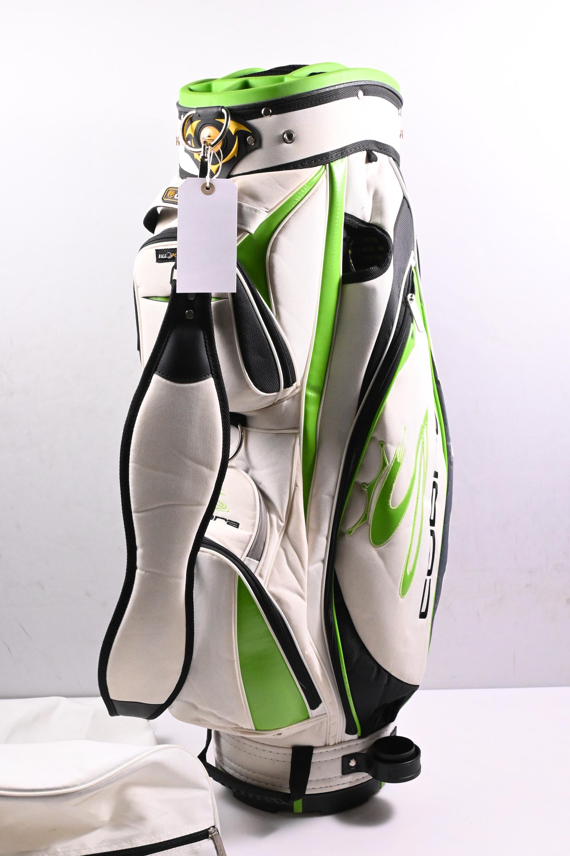 Cobra Cart Bag / 14-Way Divider / White, Green