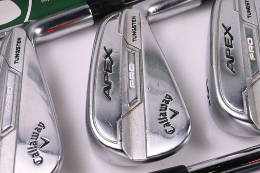 Callaway Apex Pro 21 Irons / 3-PW / Black / X-Flex Dynamic Gold 120 X100 Shafts