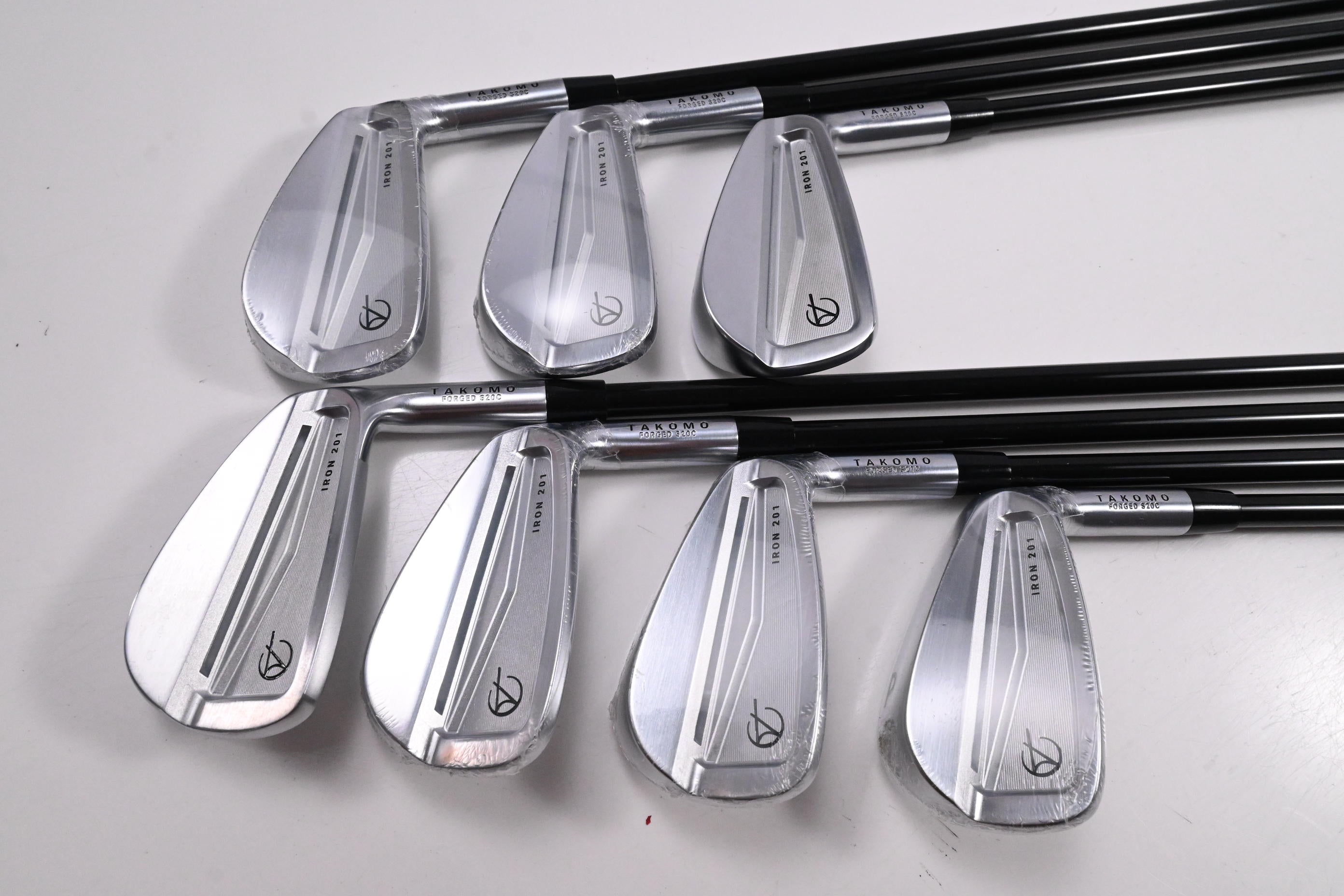 Takomo 201 Irons / 4-PW / Senior Flex Fujikura Atmos Red 6 Shafts