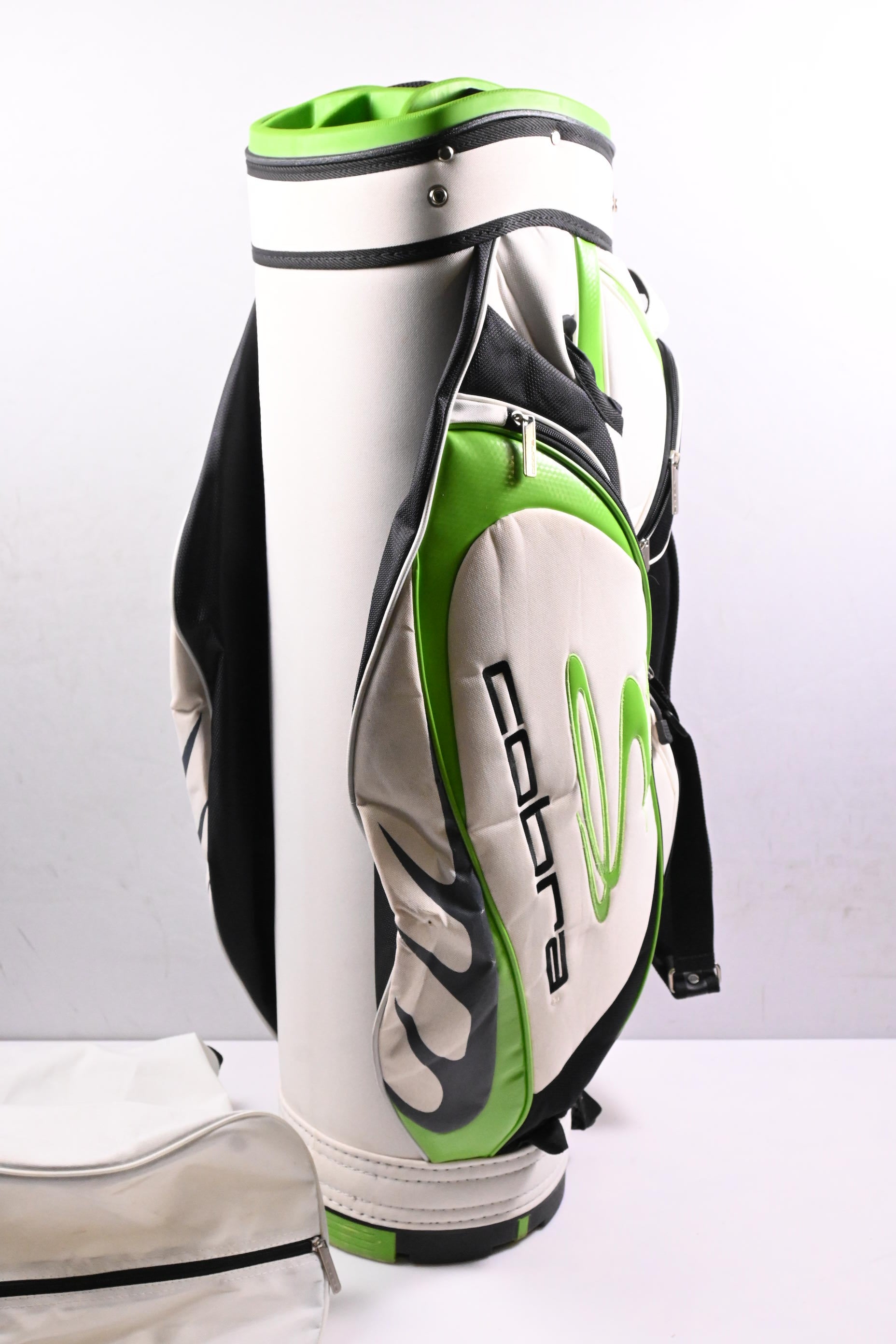 Cobra Cart Bag / 14-Way Divider / White, Green