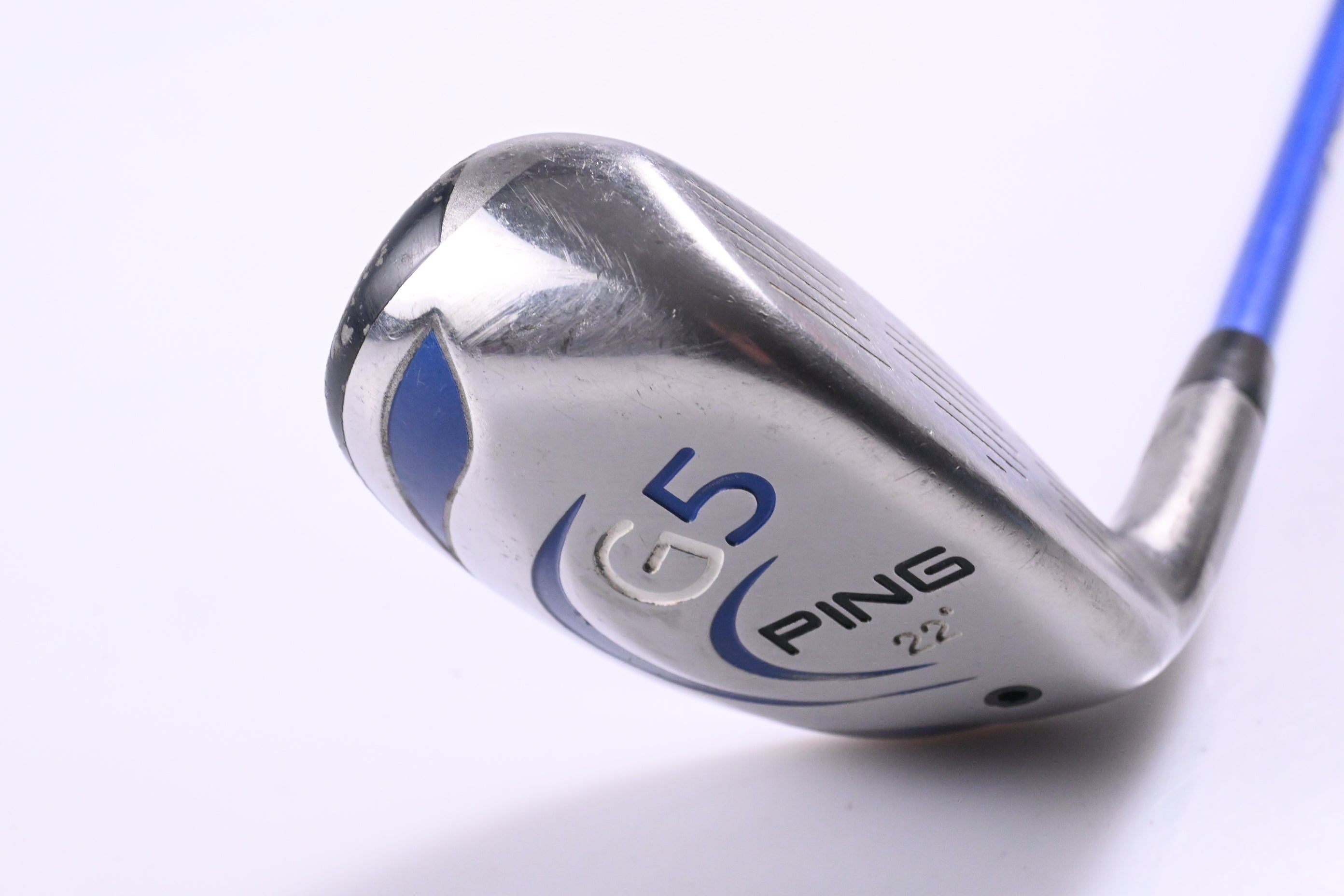 Ping G5 #4 Hybrid / 22 Degree / Regular Flex Grafalloy ProLaunch Blue Shaft