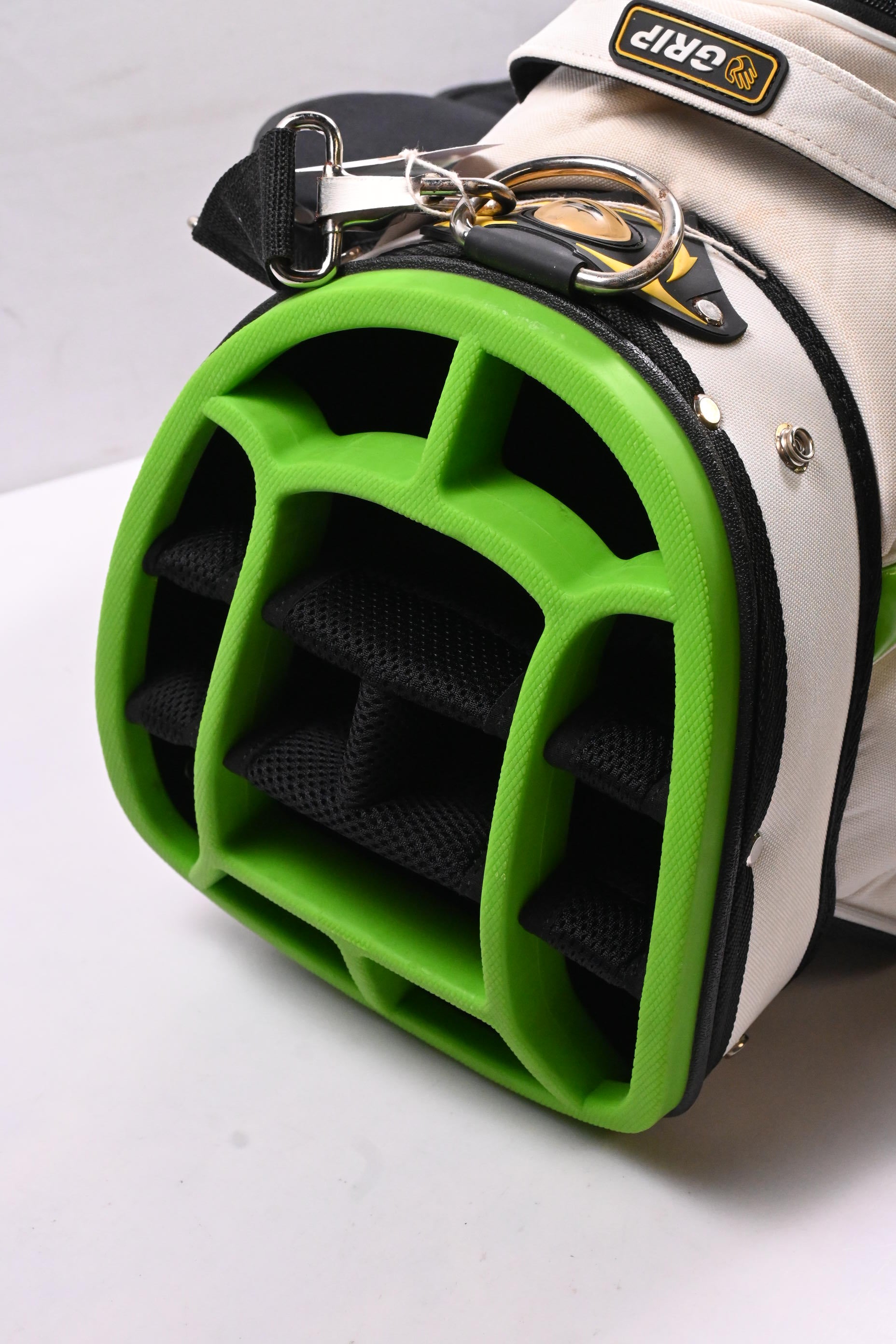Cobra Cart Bag / 14-Way Divider / White, Green