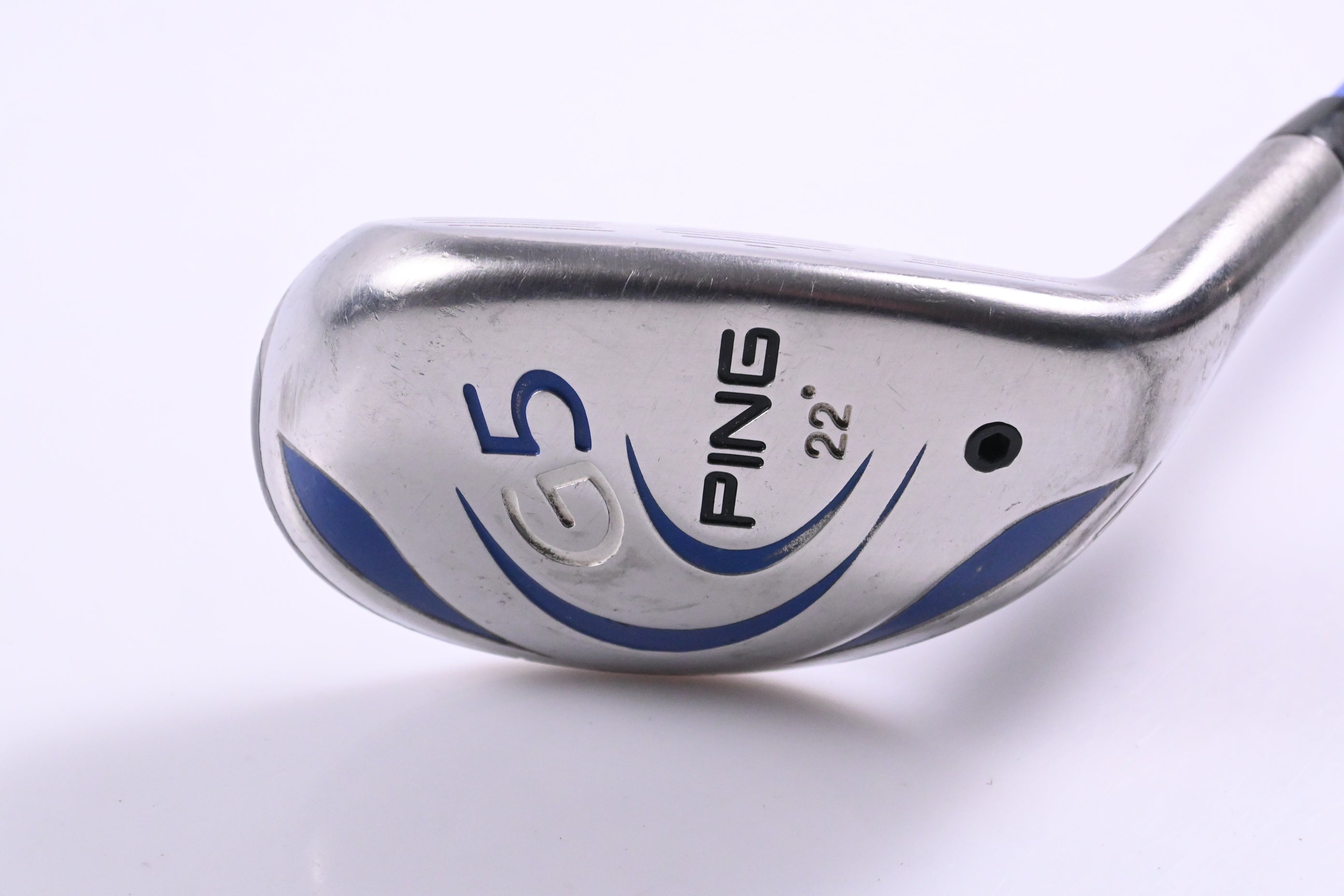 Ping G5 #4 Hybrid / 22 Degree / Regular Flex Grafalloy ProLaunch Blue Shaft