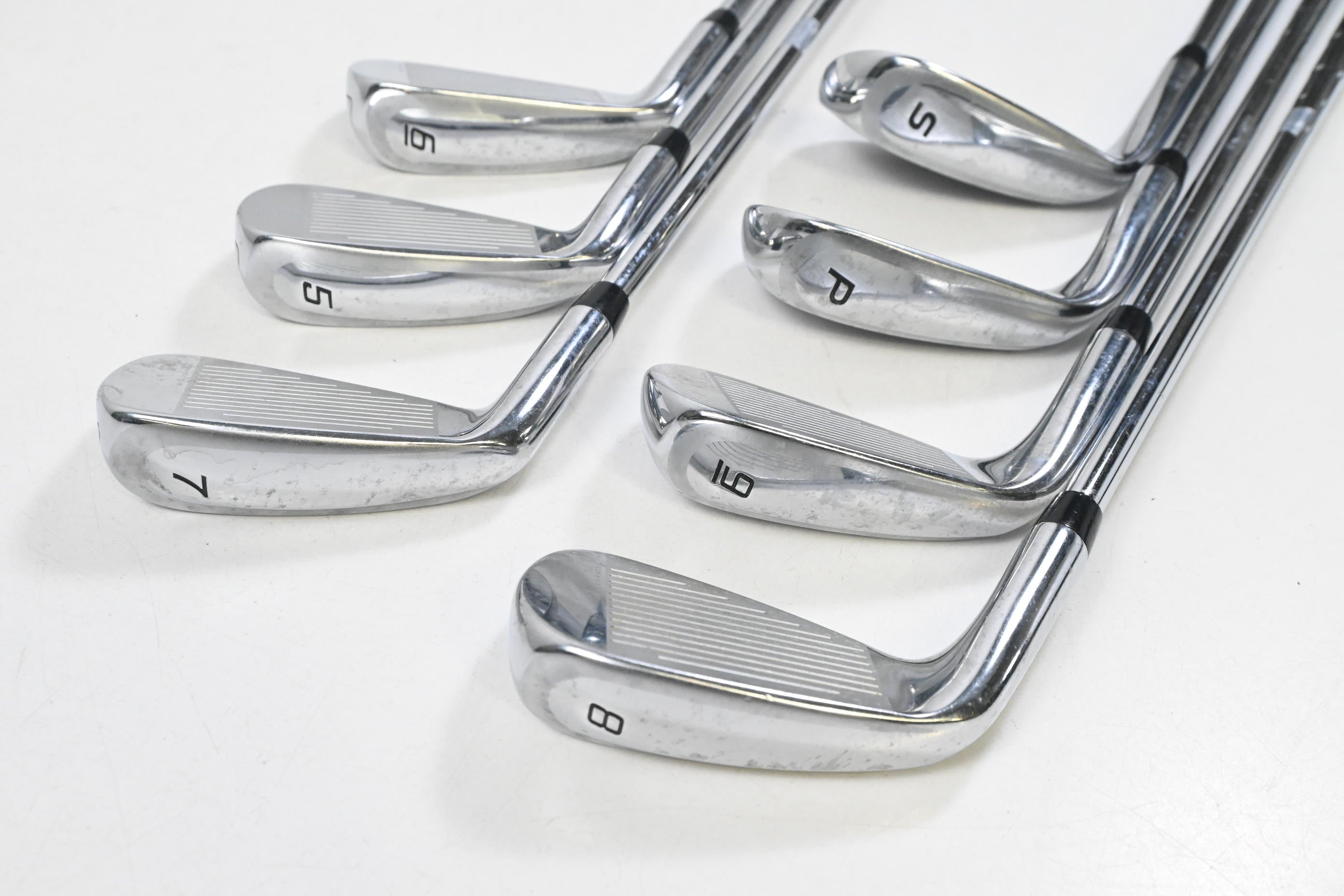 Cobra King F9 Irons / 5-PW+SW / Regular Flex KBS Tour-V 90 Shafts