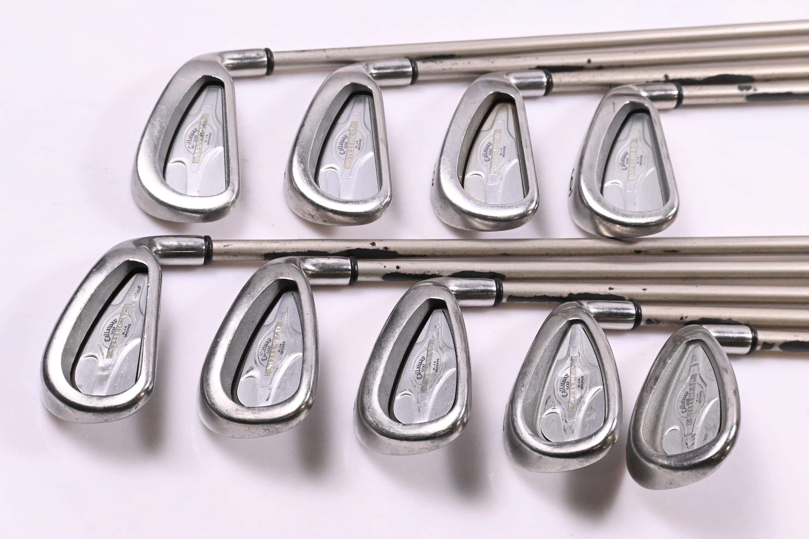 Ladies Callaway X-14 Irons / 3-PW+SW / Ladies Callaway Gems Shafts