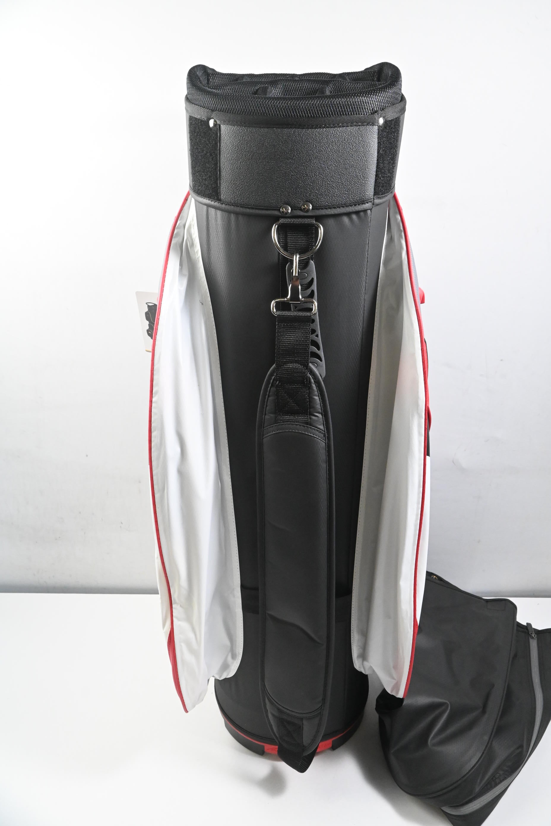Powakaddy Dri Edition Cart Bag / 14-Way Divider / Red, White & Grey
