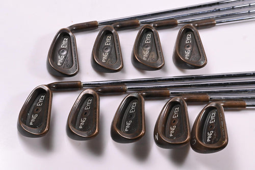 Ping Eye 2+ BeCu Irons / 3-PW+SW / Black Dot / Regular Flex Ping Shafts