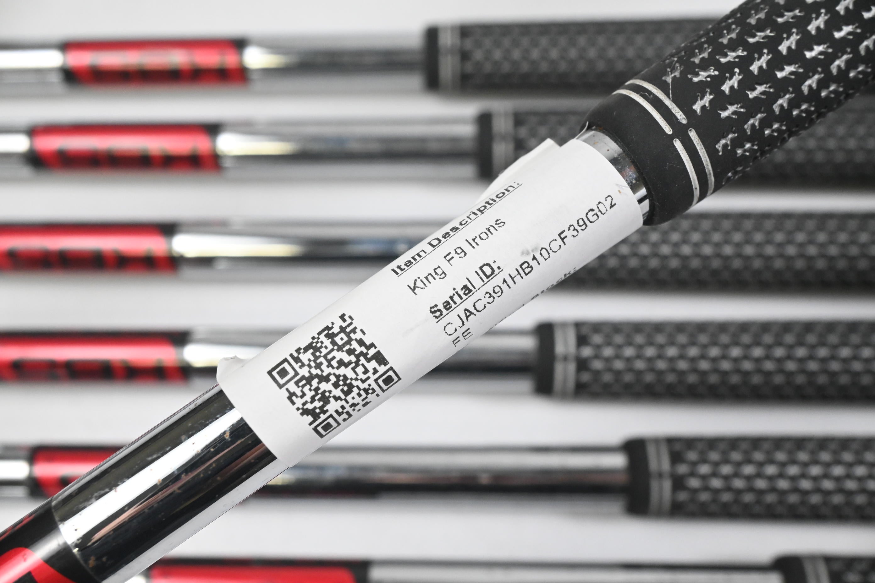 Cobra King F9 Irons / 5-PW+SW / Regular Flex KBS Tour-V 90 Shafts