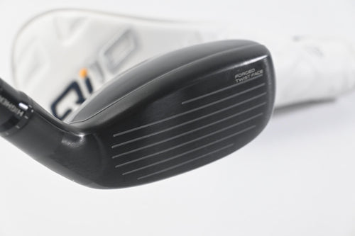Left Hand Taylormade Qi10 Tour #3 Hybrid / 19.5 Degree / X-Flex HZRDUS Smoke RDX