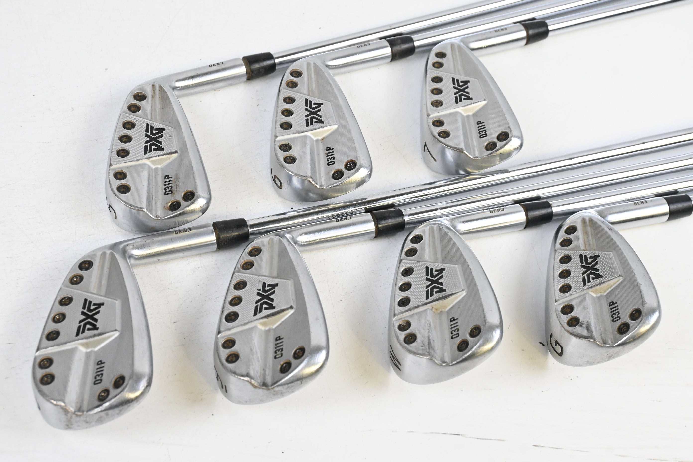 PXG 0311 P Gen2 Irons / 5-PW+GW / Stiff Flex Elevate Tour Shafts