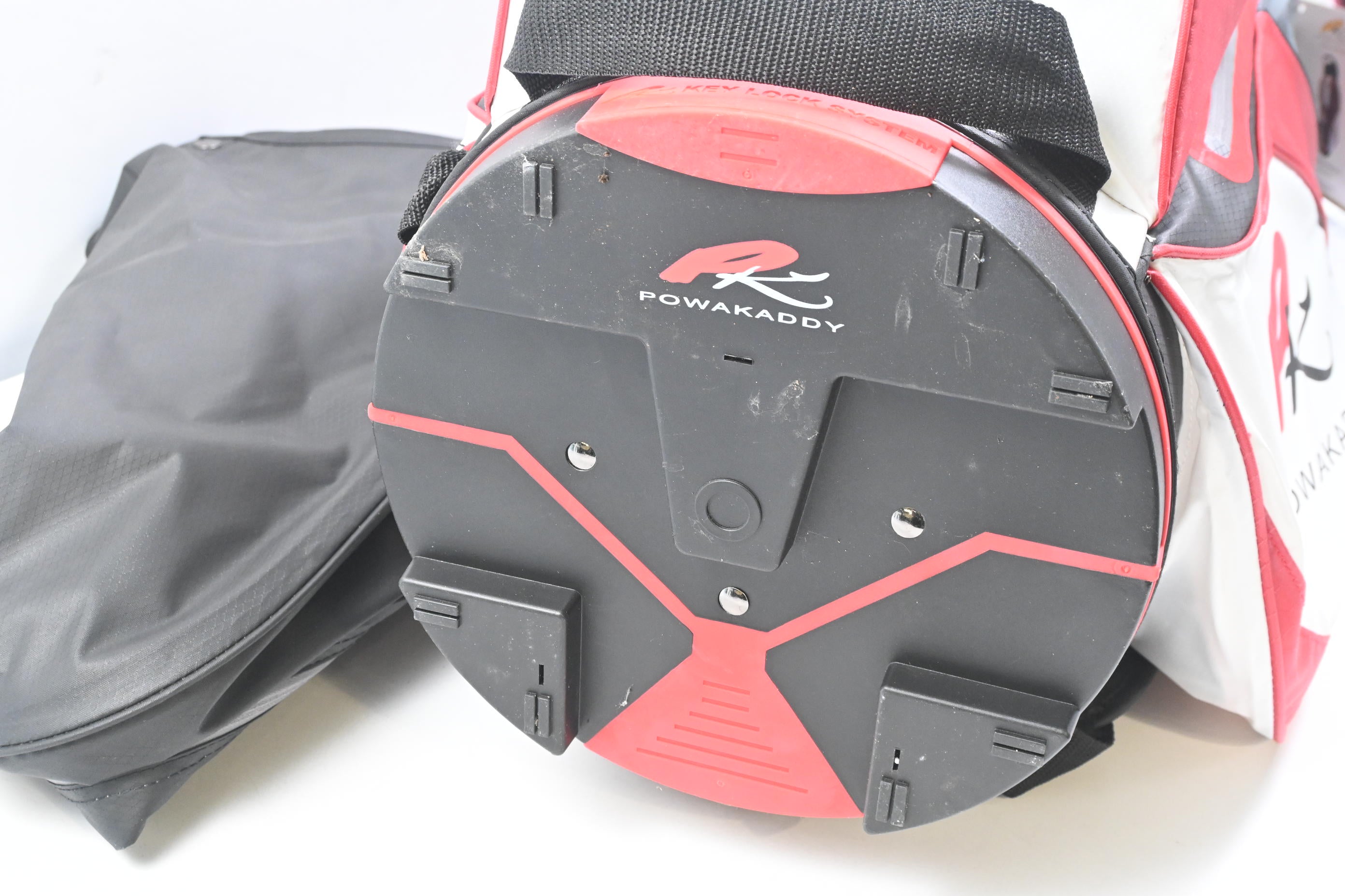 Powakaddy Dri Edition Cart Bag / 14-Way Divider / Red, White & Grey